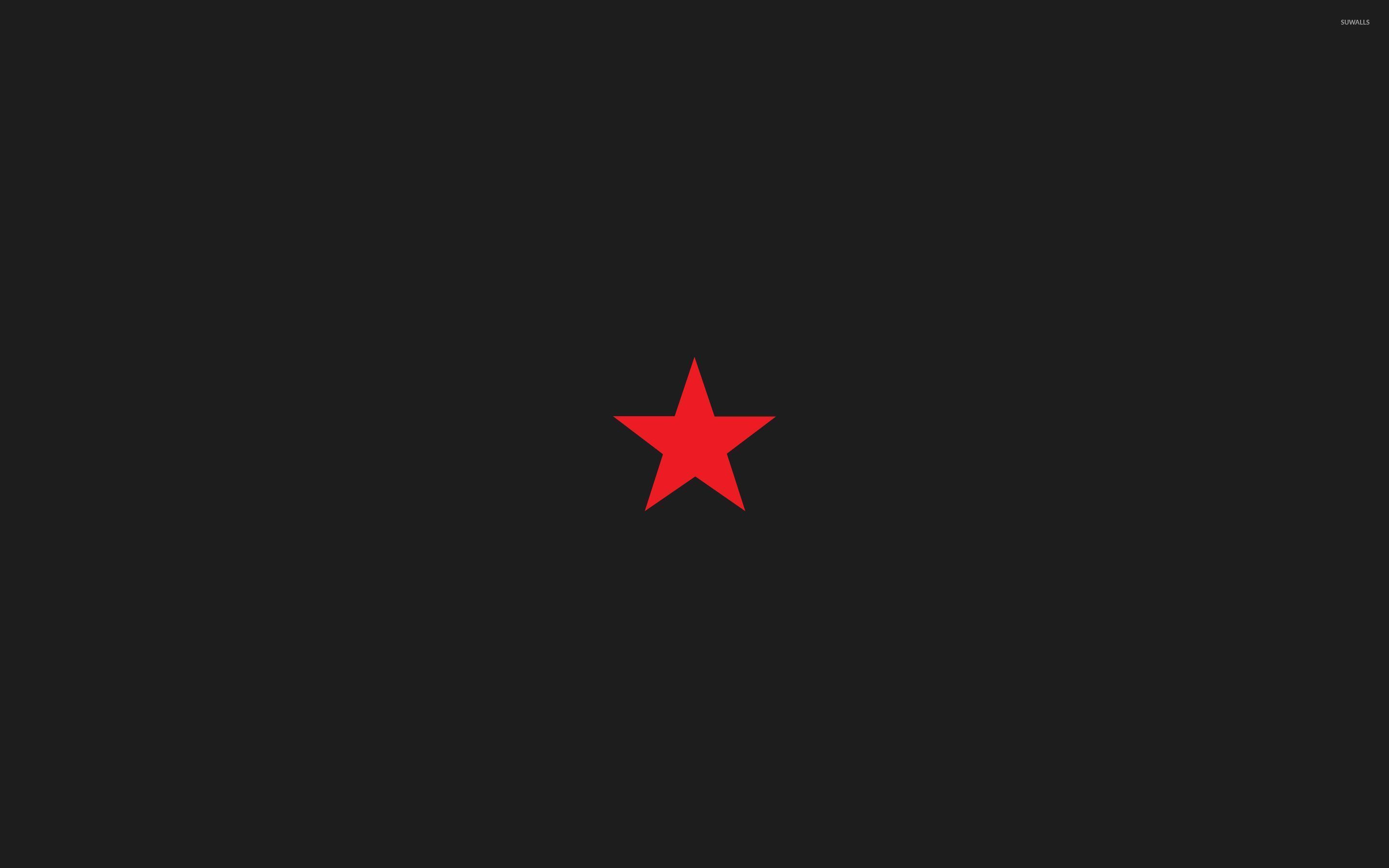 Free download Red star wallpaper Minimalistic wallpaper 26808