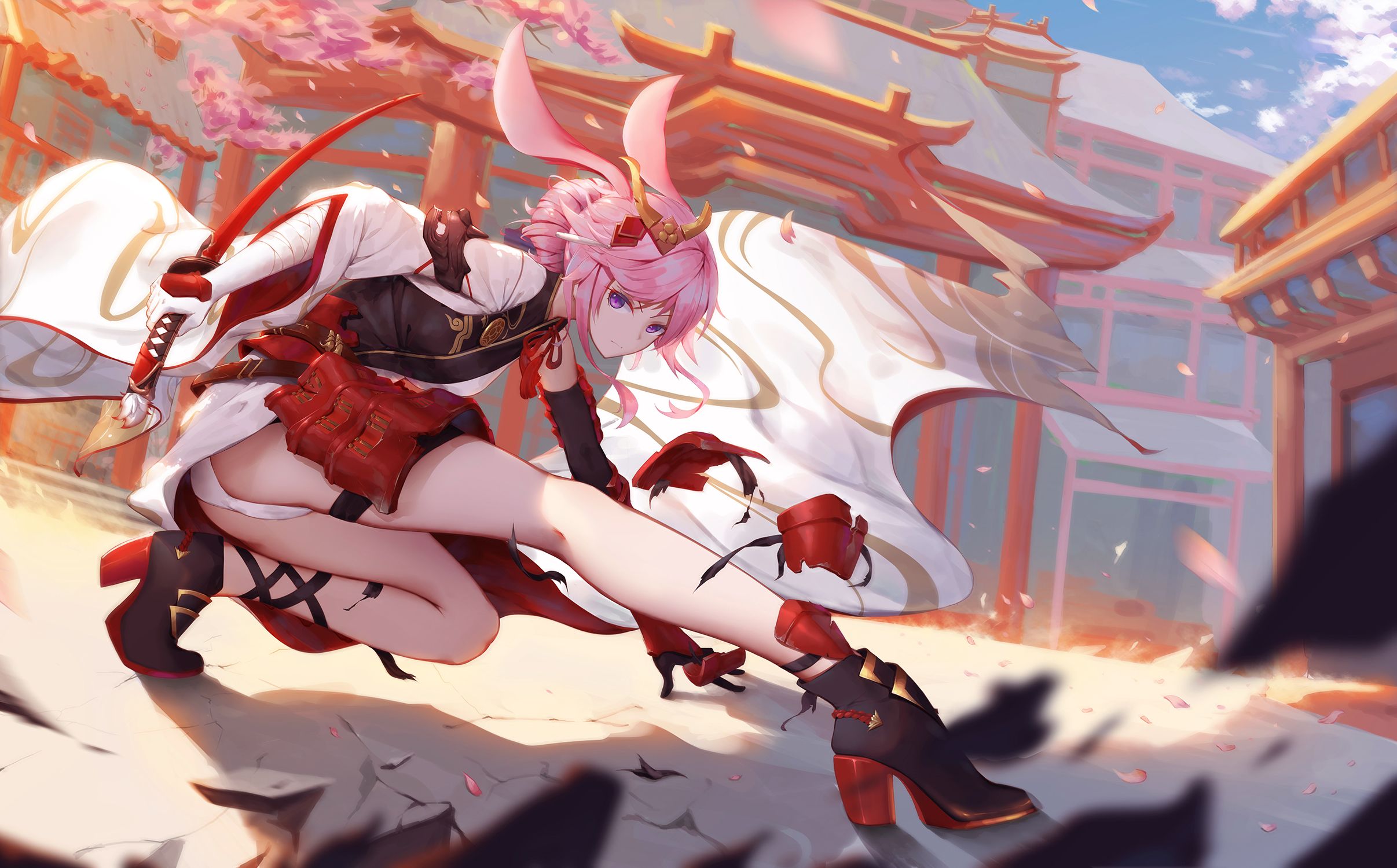 #anime girls, #Honkai Impact, #baoganC, wallpaper. Anime