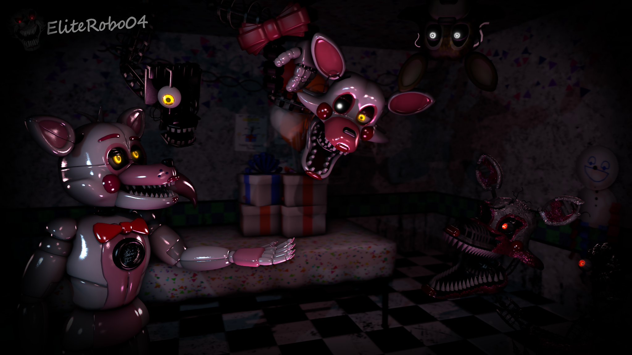 Funtime Foxy And Mangle Wallpapers Wallpaper Cave