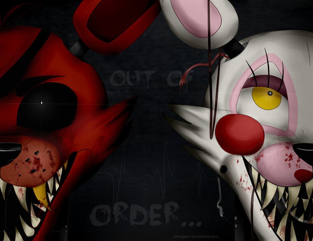 FNAF Foxy and Mangle Wallpaper
