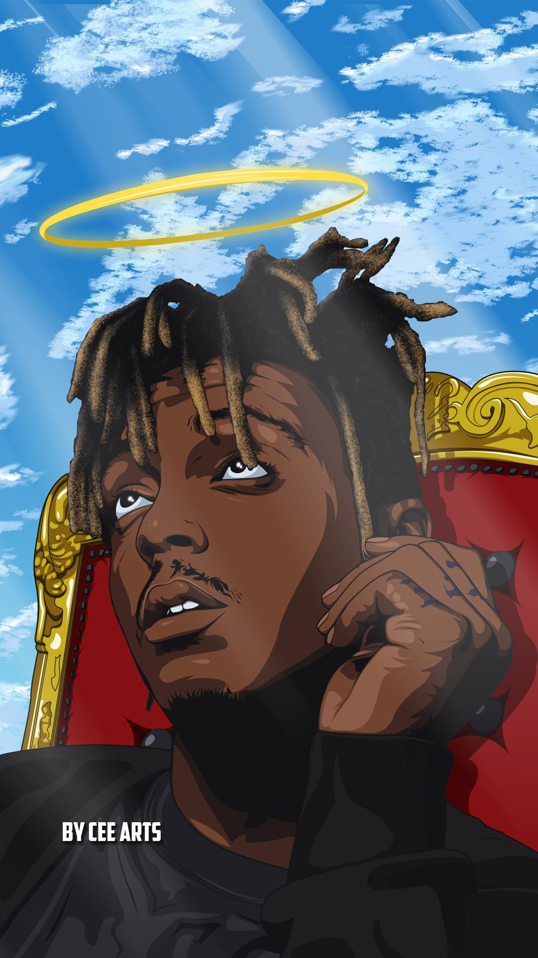 juice wrld anime wallpaper Wrld juice wallpapers legend die never