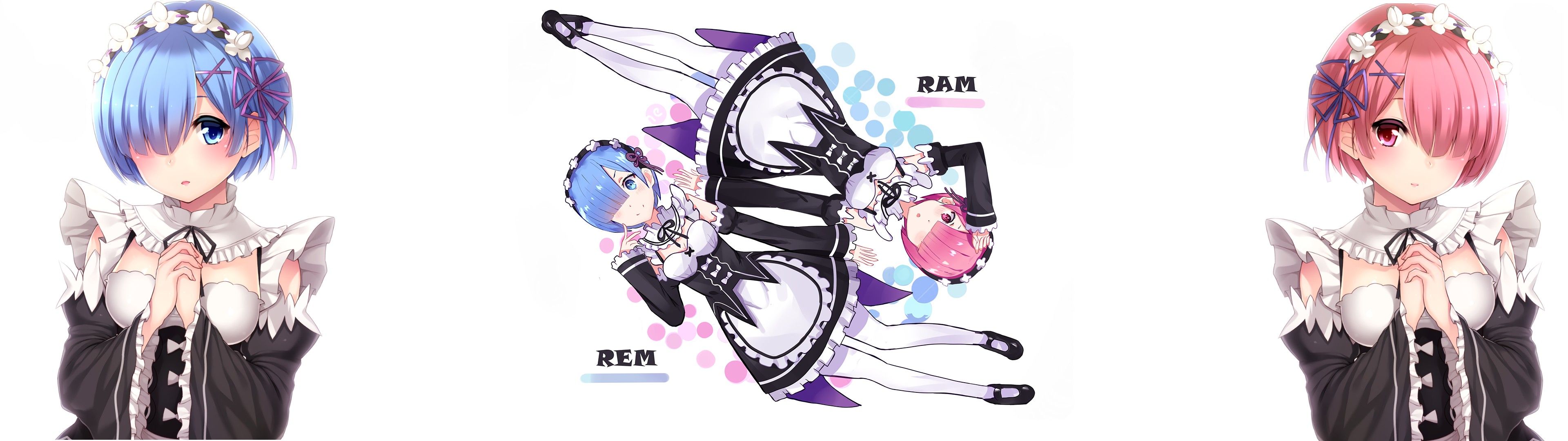 Re: Zero Kara Hajimeru Isekai Seikatsu, Rem (Re: Zero), Ram (Re