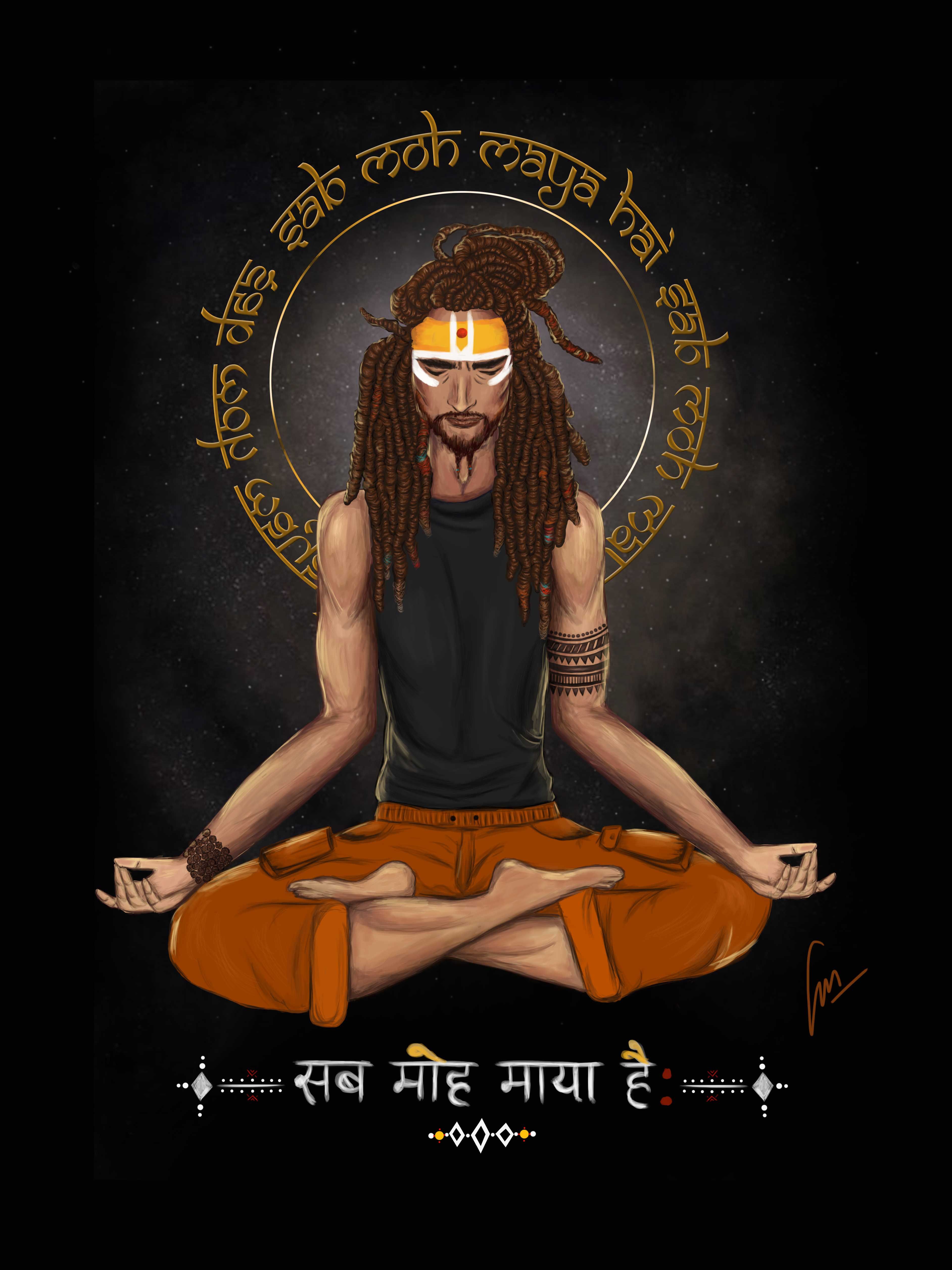 sab moh maya hai by jagriti mishra. Shiva art, Art, Cartoon