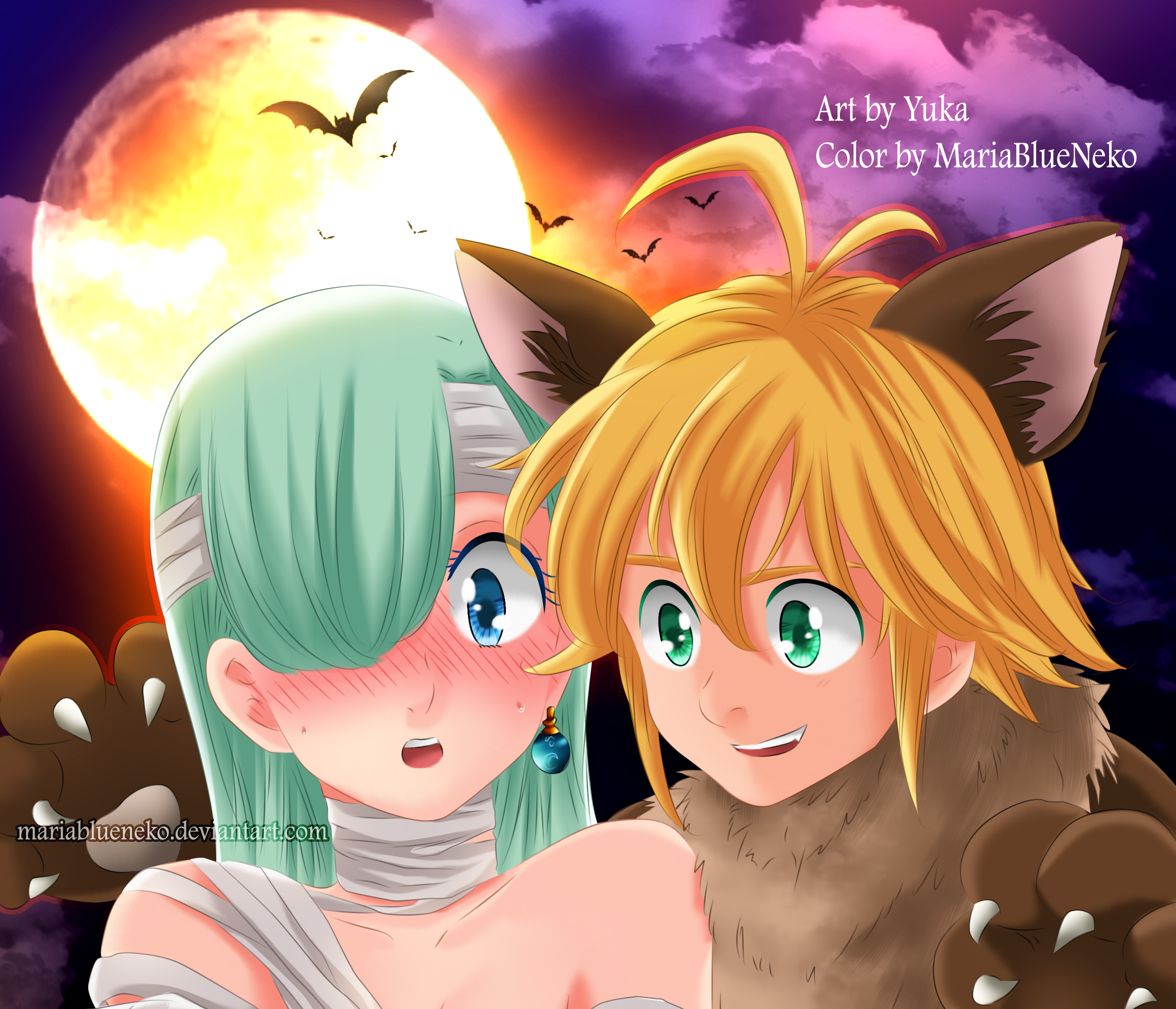 Meliodas and Elizabeth HD Wallpaper. Background Imagex2128