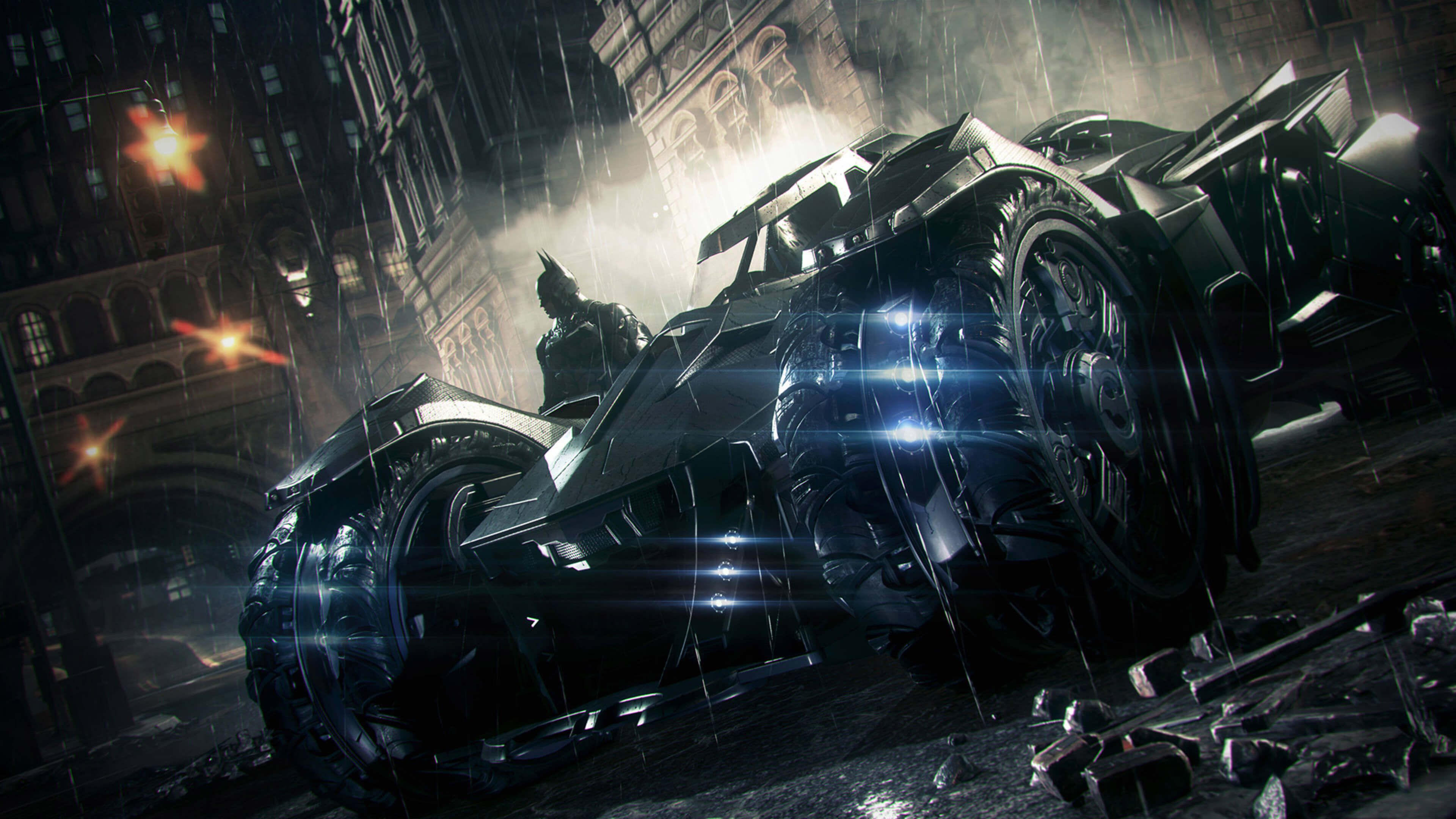 Batmobile 4K wallpaper for your desktop or mobile screen free and easy to download