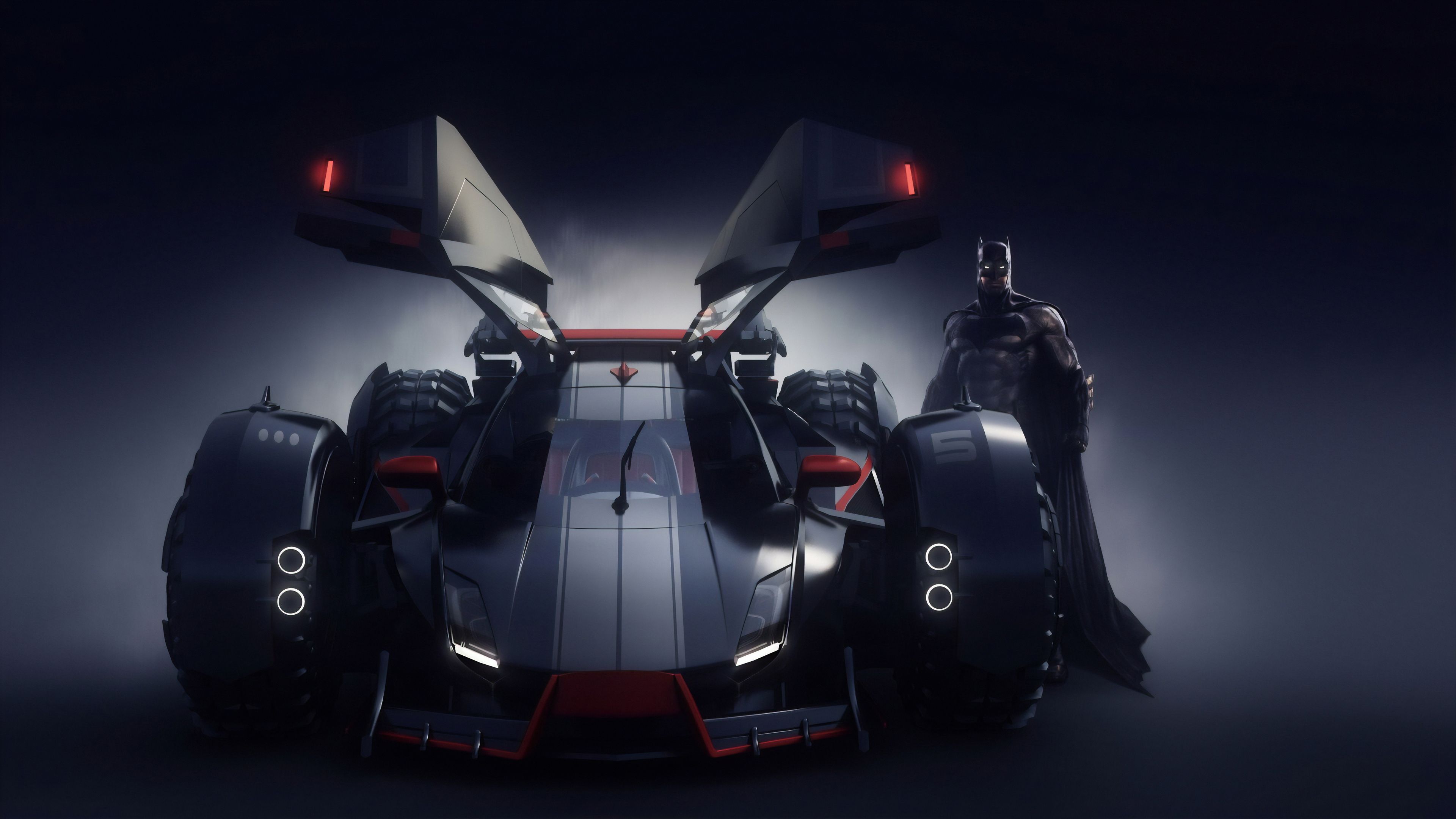 Batman Batmobile 4k, HD Superheroes, 4k Wallpaper, Image