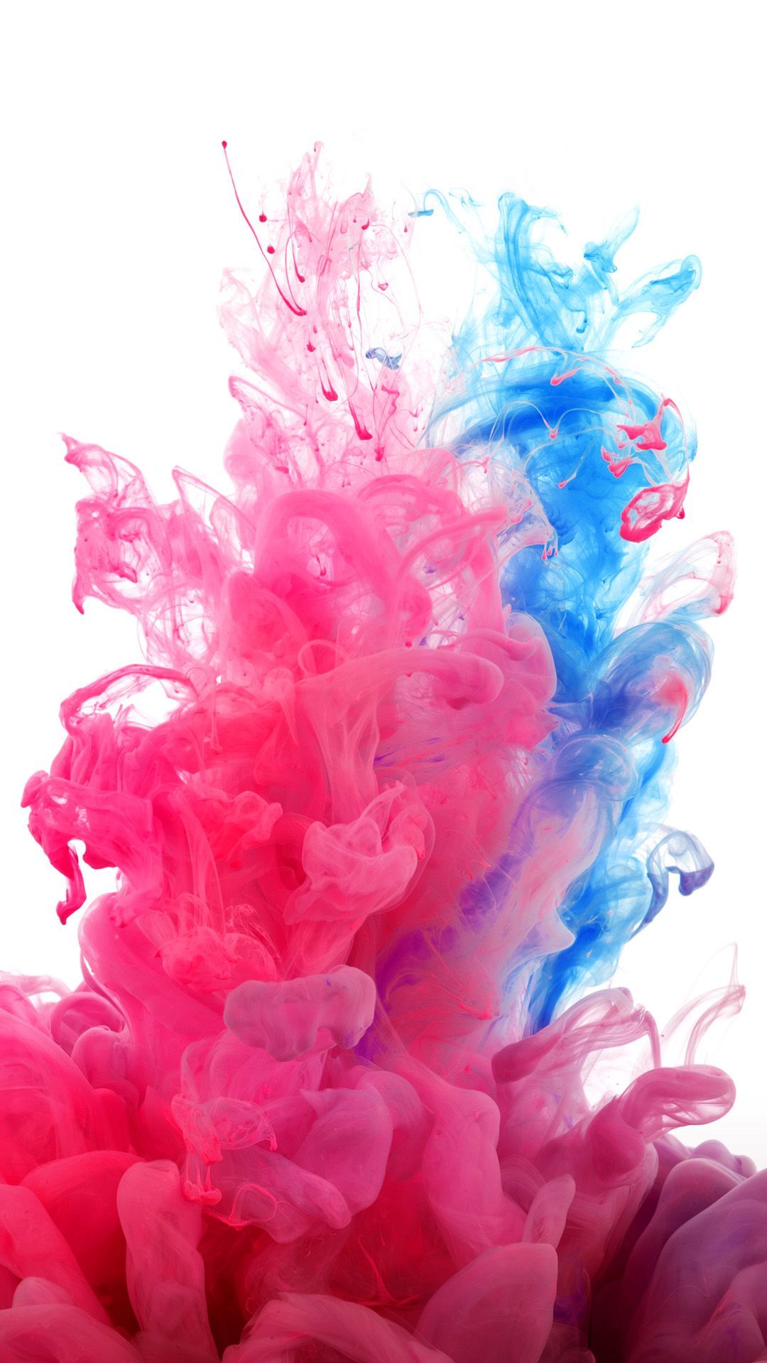 Pink & Blue Smoke 1080 x 1920 Wallpaper available for free