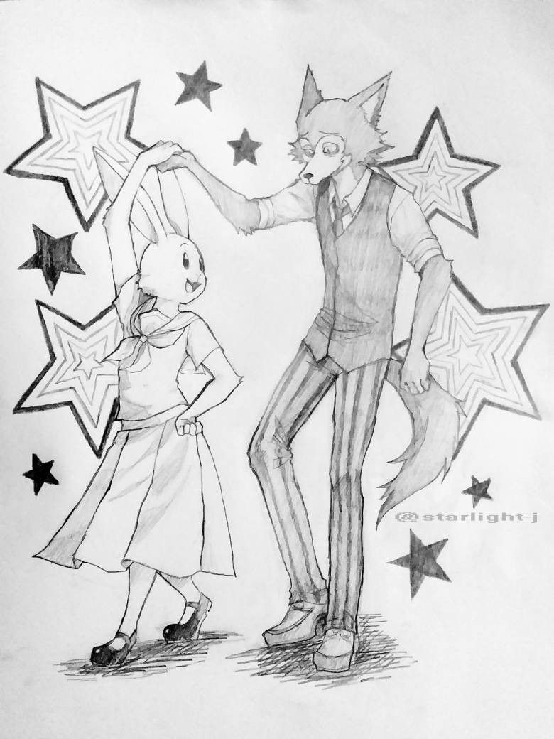 beastars #legosi #haru #fanart. Anime, Anime art, Fan art