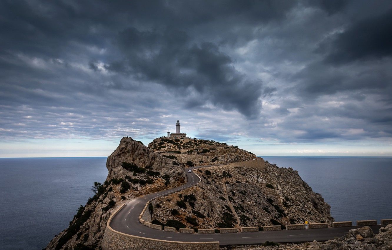 Wallpaper Mallorca, Cap Formentor, End of the road image