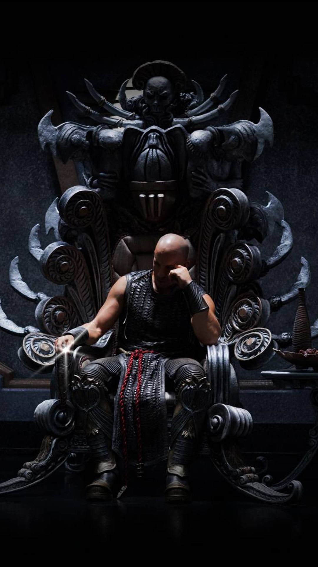 Riddick Throne Black Android Wallpaper Diesel Throne
