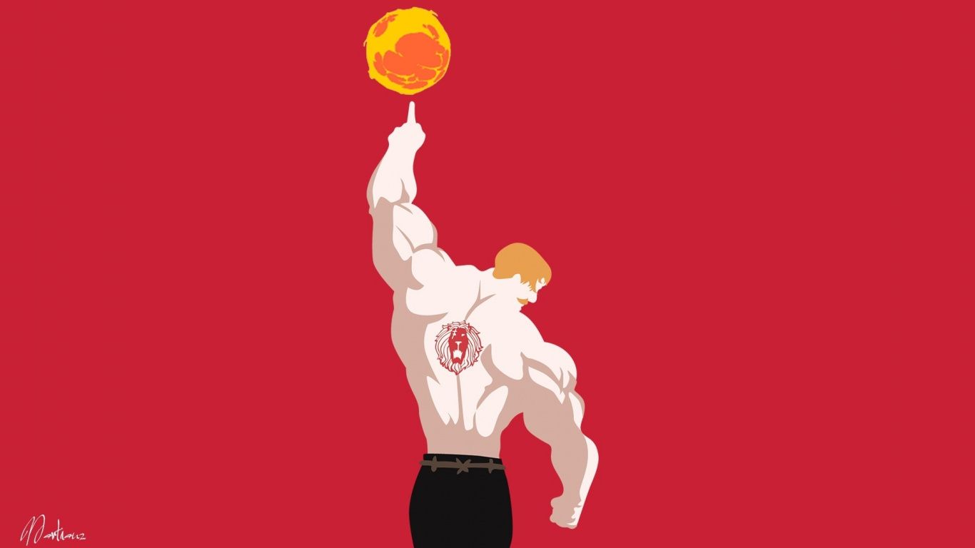 Escanor Minimal Wallpapers - Wallpaper Cave