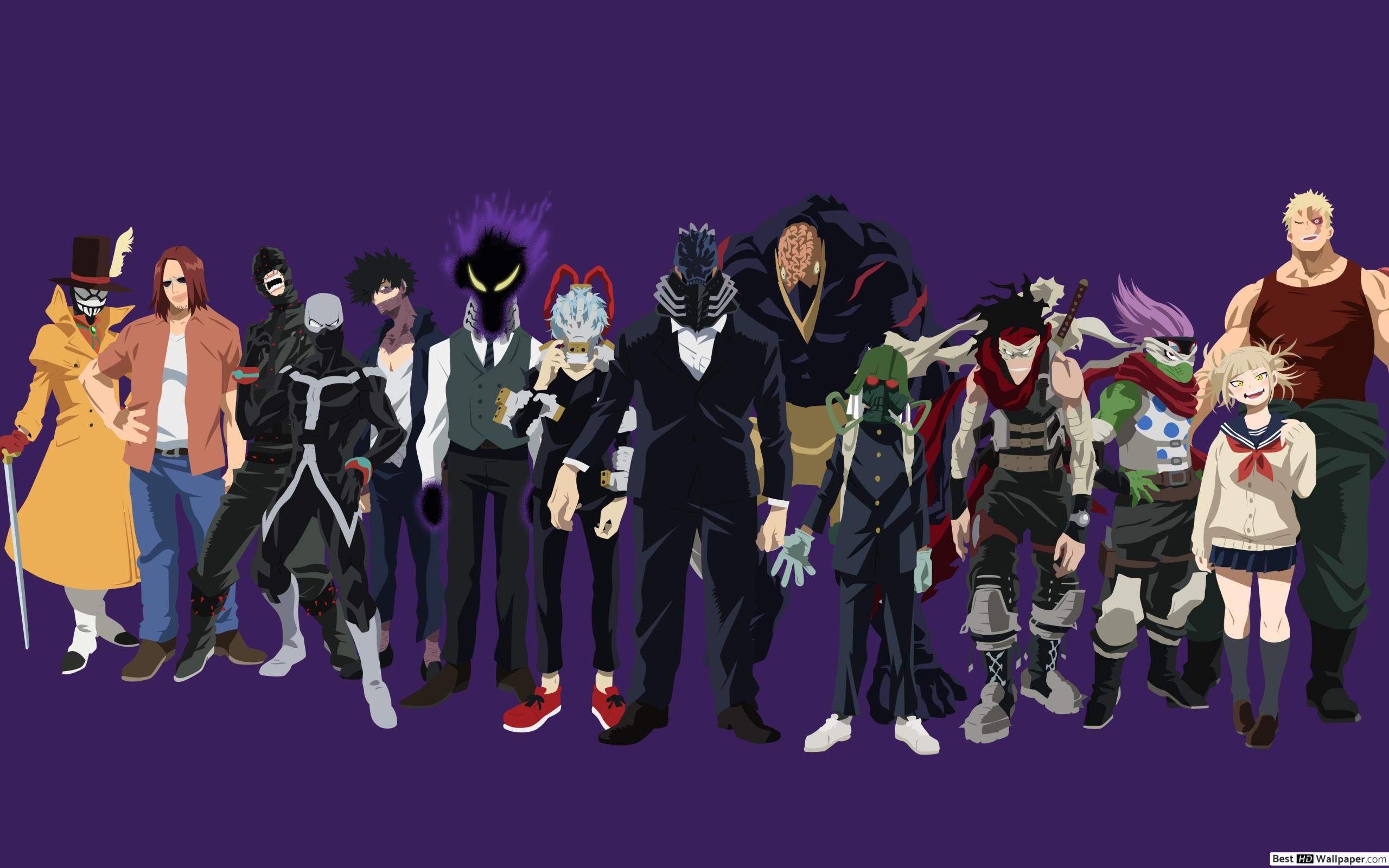 My Hero Academia League Of Villains Wallpapers Wallpaper Cave