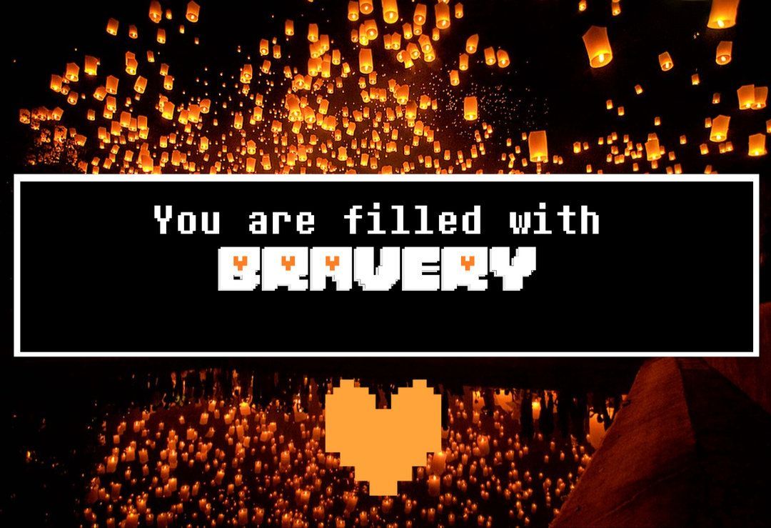 Bravery wallpaper by LuxKirigaya. Undertale cute, Undertale souls