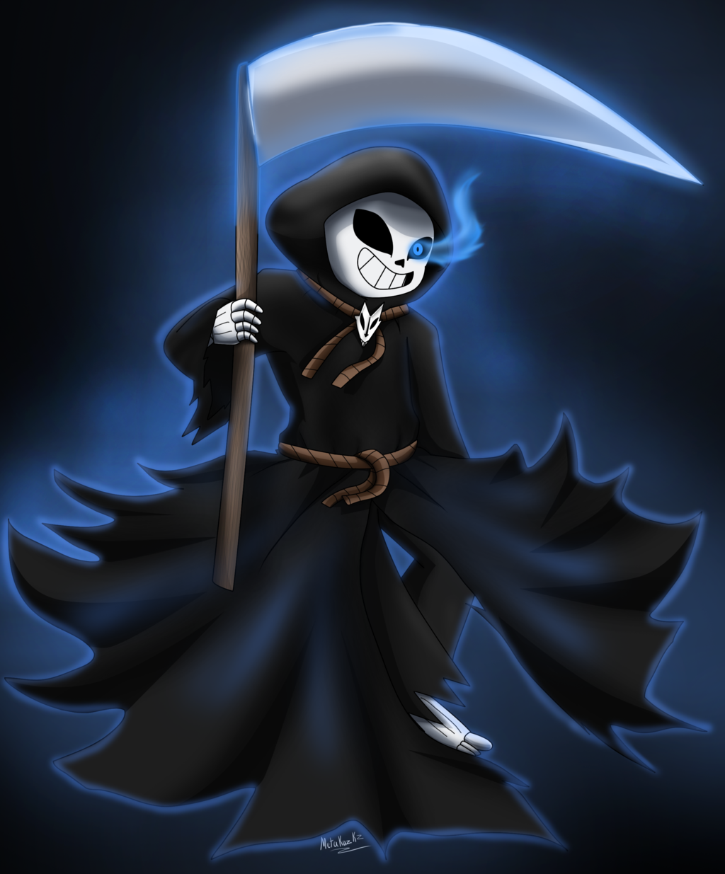 Reapertale Sans Battle Sprite , Png Download - Reapertale Sans