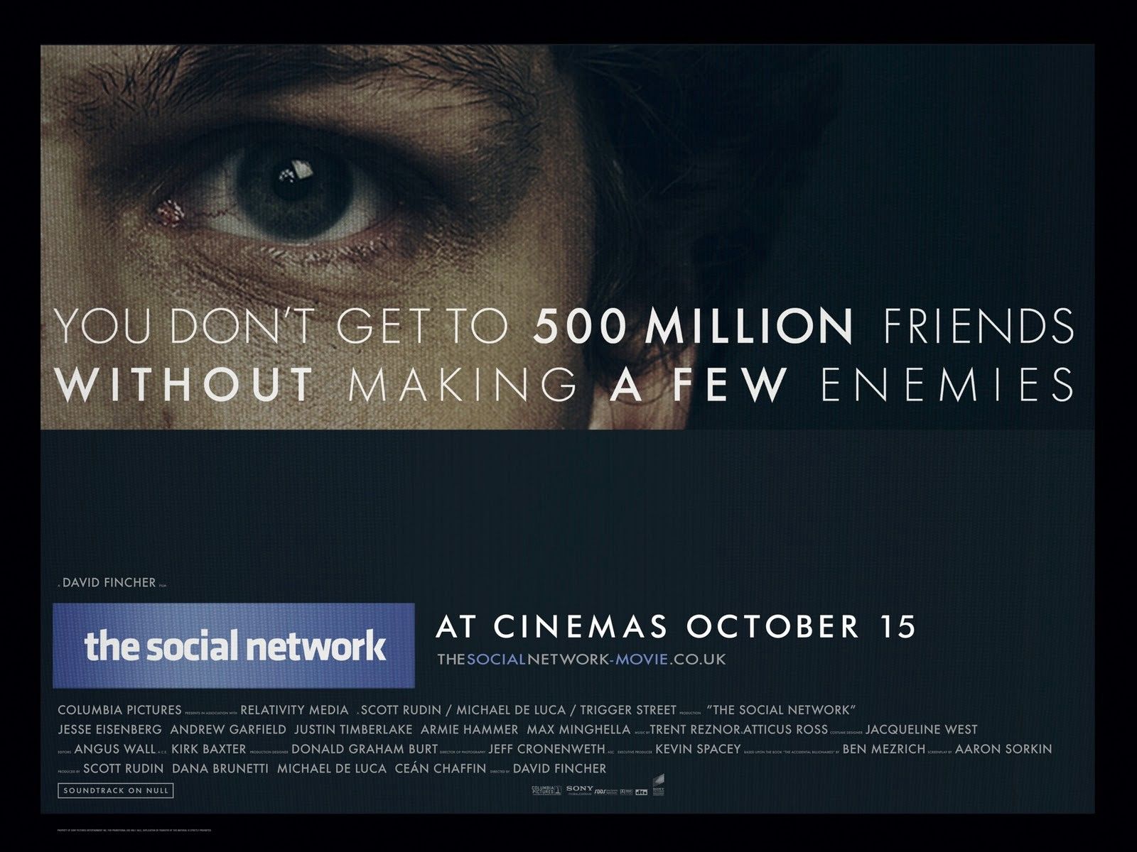 Days of Screenplays, Day 8: “The Social Network”