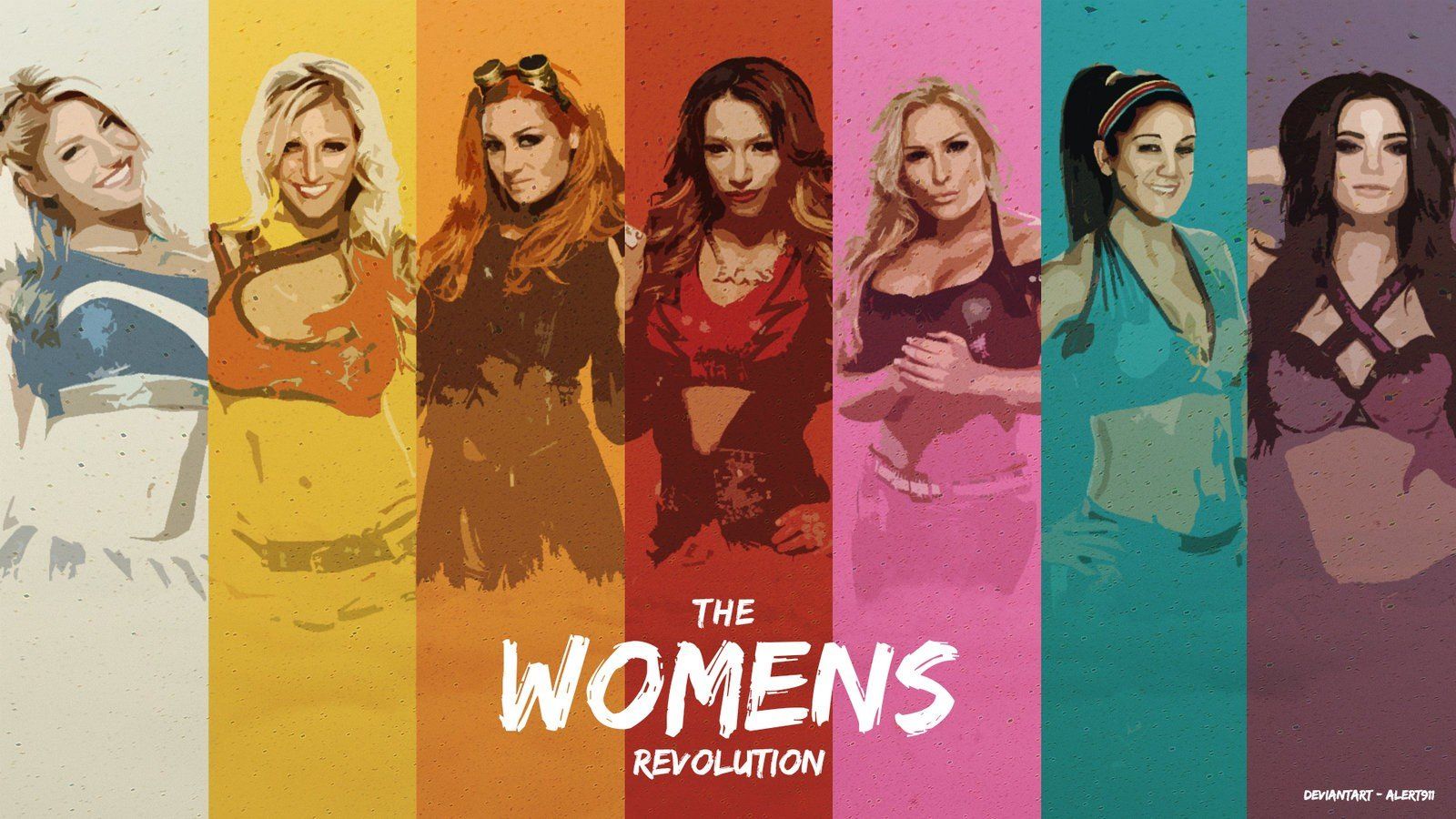 WWE, Wrestling, Sasha Banks, Alexa Bliss, Charlotte Flair, Becky Lynch, Natalya Neidhart, Bayley, Paige Wallpaper HD / Desktop and Mobile Background