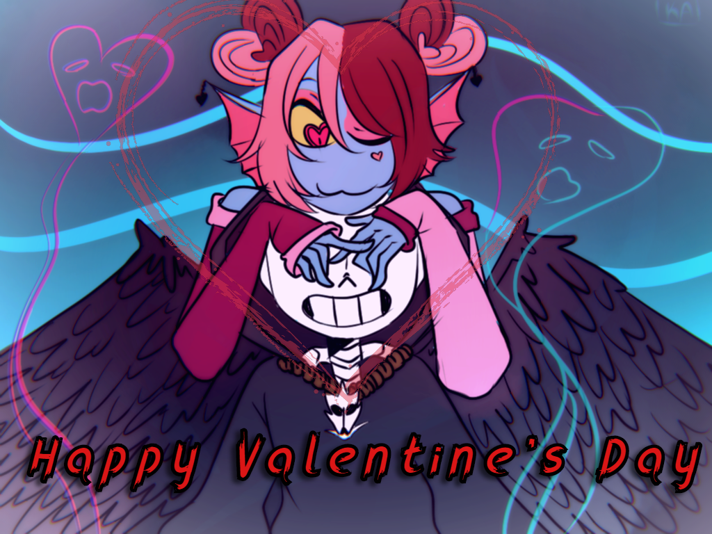 Still Valentine for me! So have my Pink Reaper Sans, Cupid - - #reapersans  #pinkreapersans #undertale #Undertaleau #sans #art