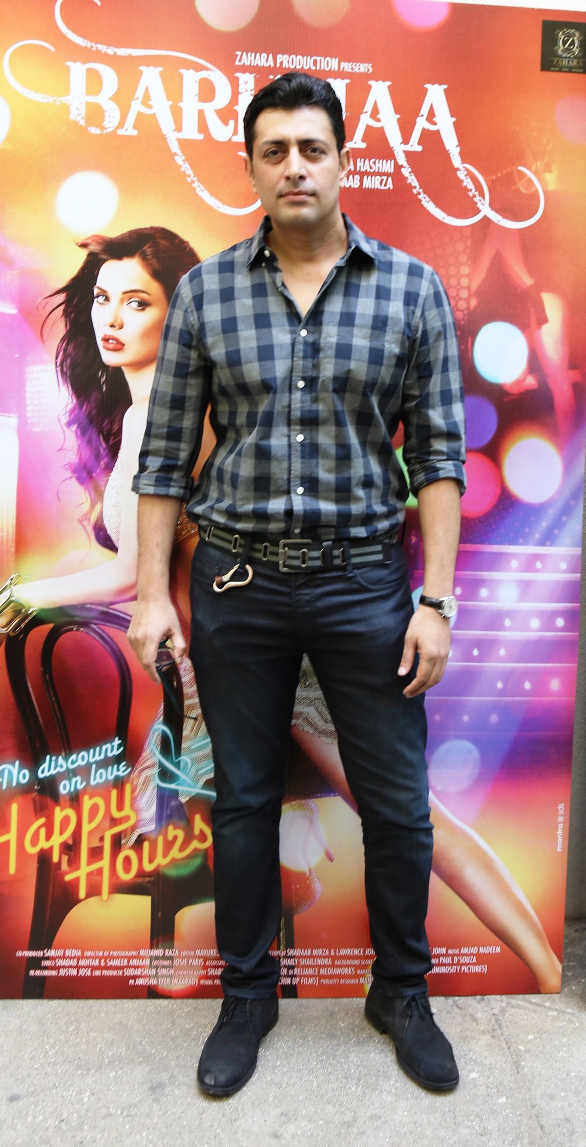 Priyanshu Chatterjee at Barkhaa theatrical trailer launch