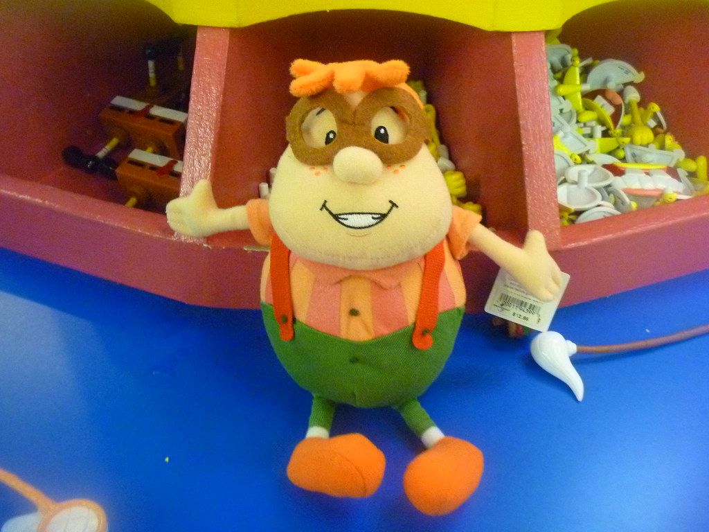 Carl Wheezer plush. I saw this as an exit gift at the Nicke