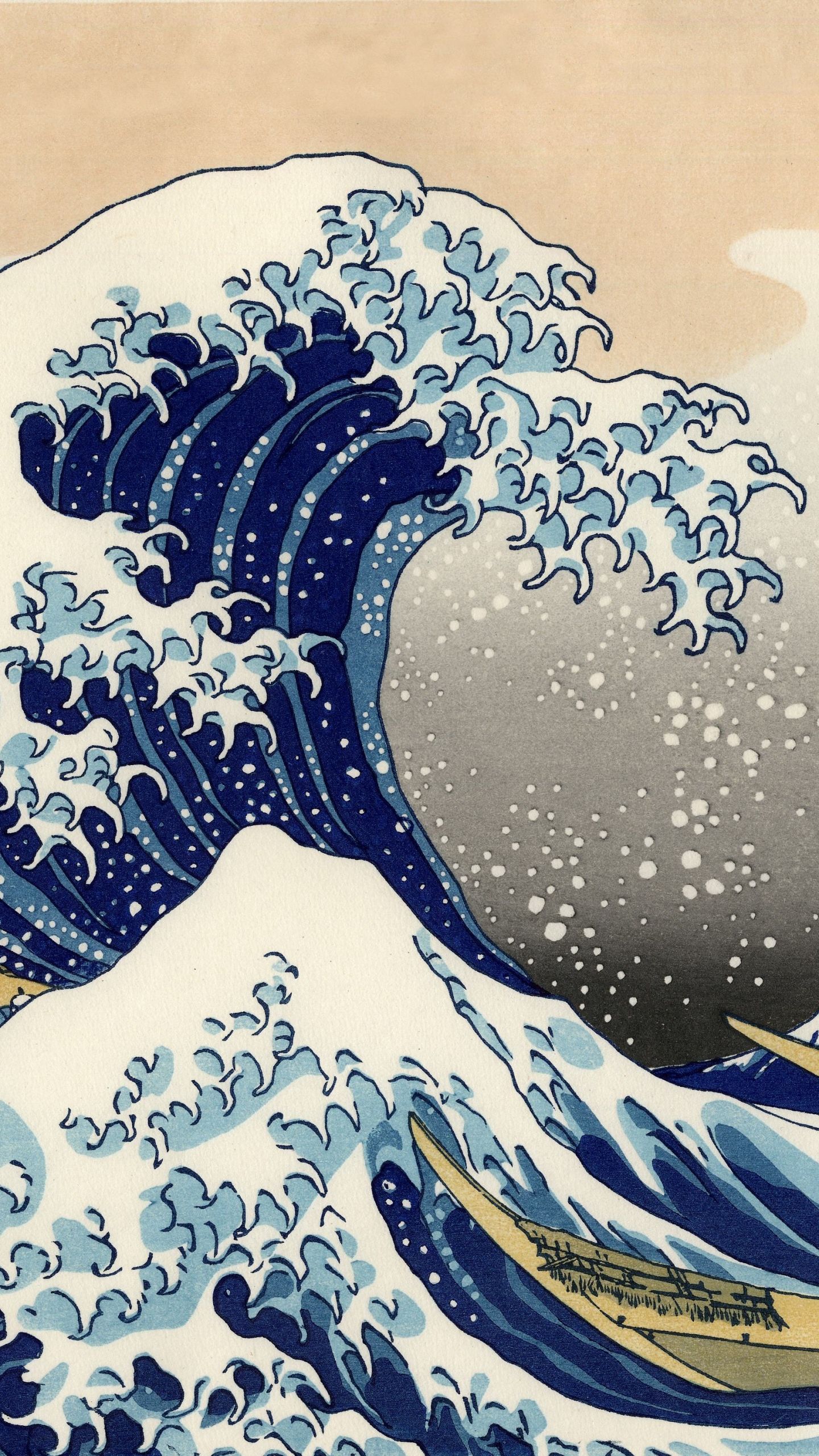 Wallpaper ID 337220  Artistic The Great Wave off Kanagawa Phone Wallpaper  Wave 1284x2778 free download