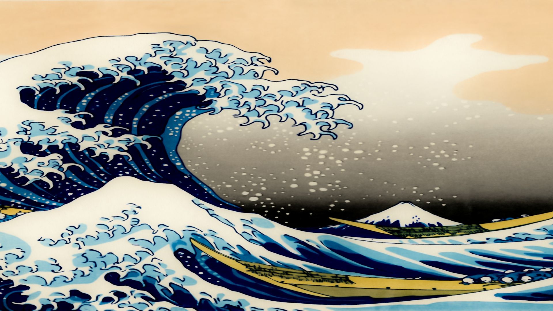 Download Aesthetic Art Of The Great Wave Wallpaper  Wallpaperscom