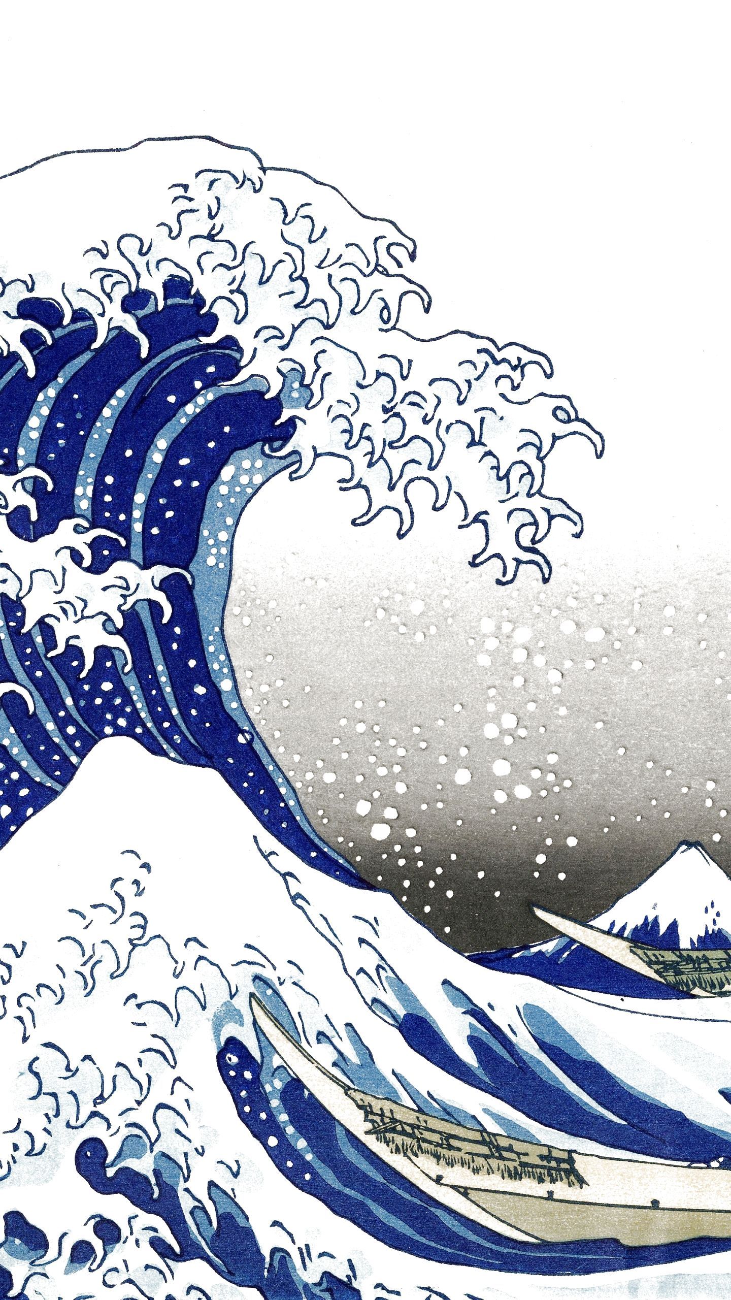 The Great Wave Wallpaper Free The Great Wave Background