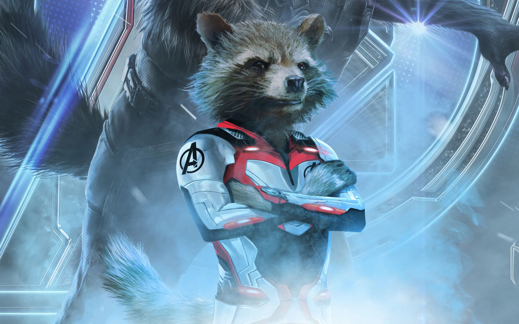 Rocket Raccoon In Avengers Endgame 2019 1680x1050