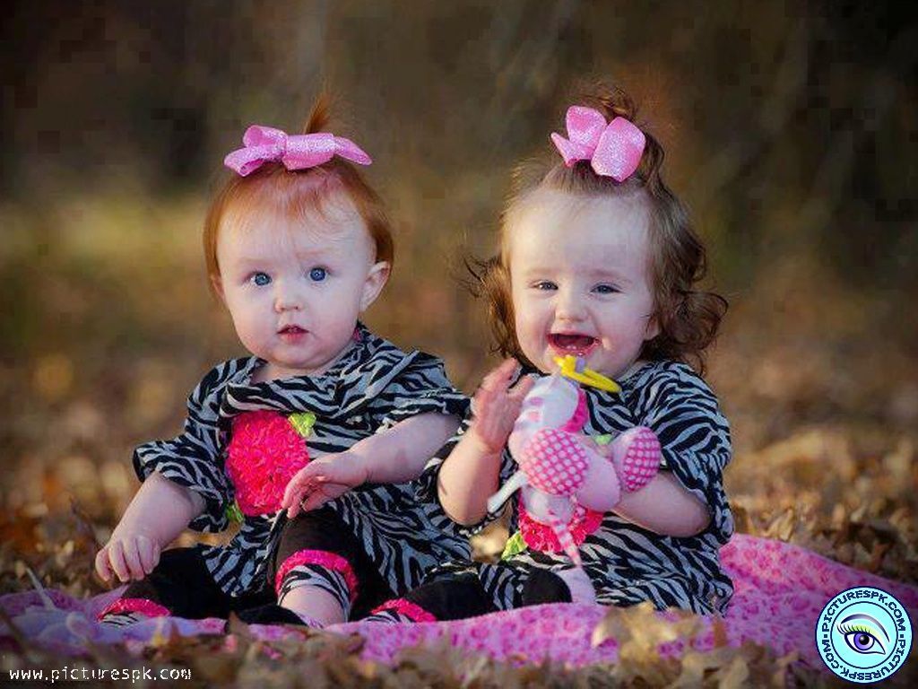 baby girl twins twins, Twin babies, Cute