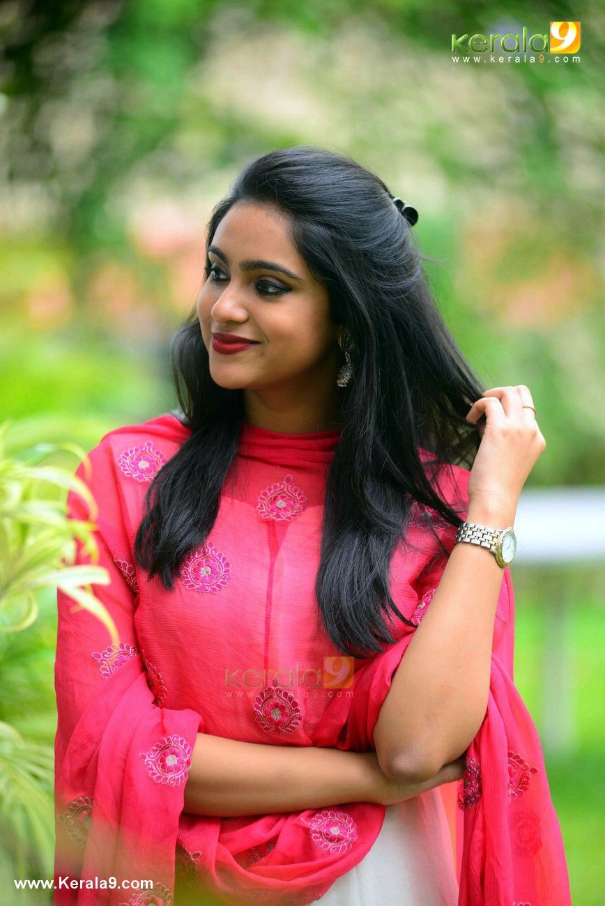 Sana Althaf at Basheerinte Premalekhanam Movie Promotion Photo