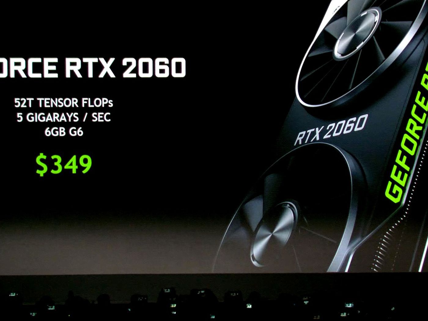 Nvidia Announces Mid Tier RTX 2060 GPU For $349