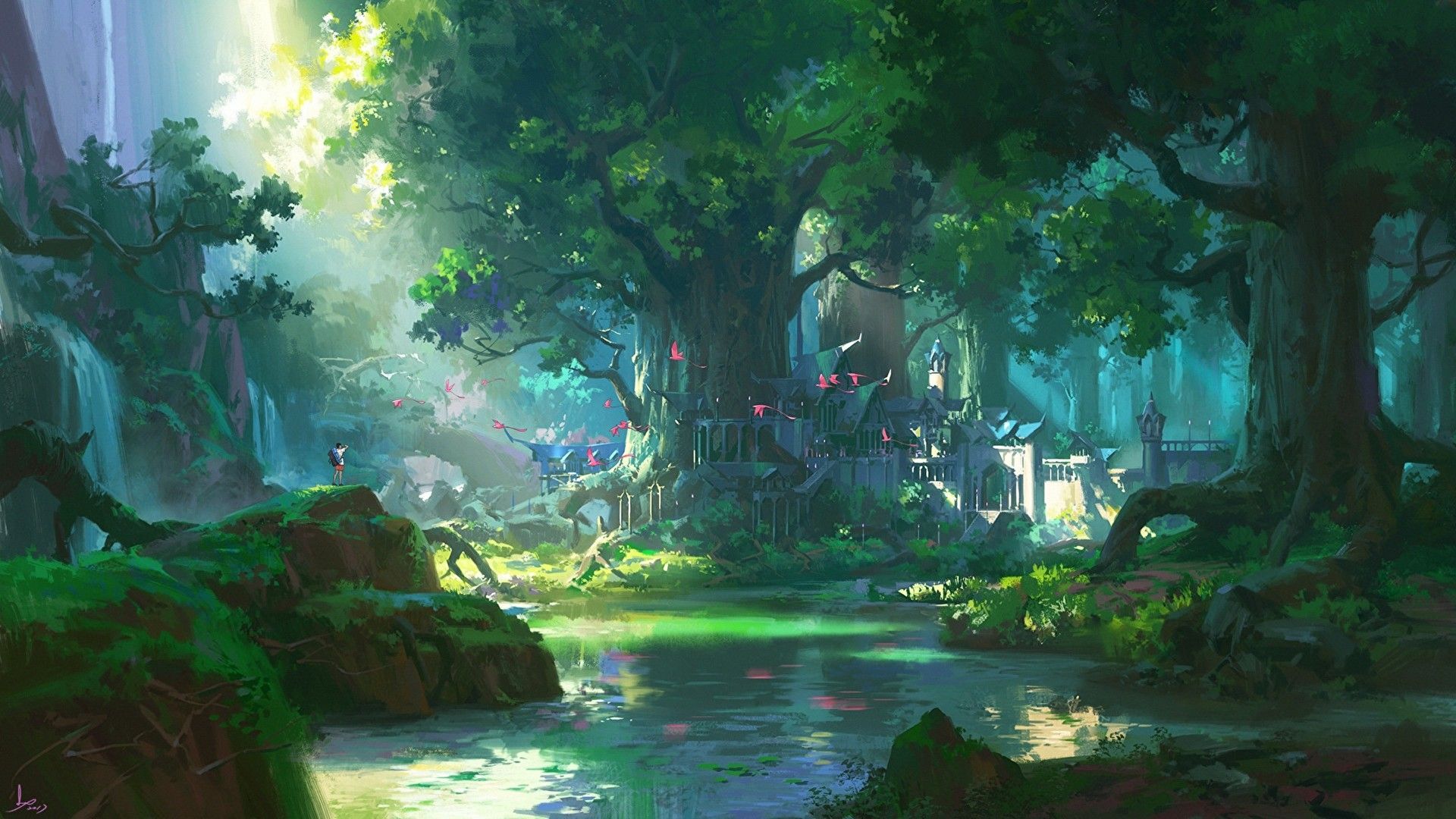 Forest Anime Wallpapers - Wallpaper Cave
