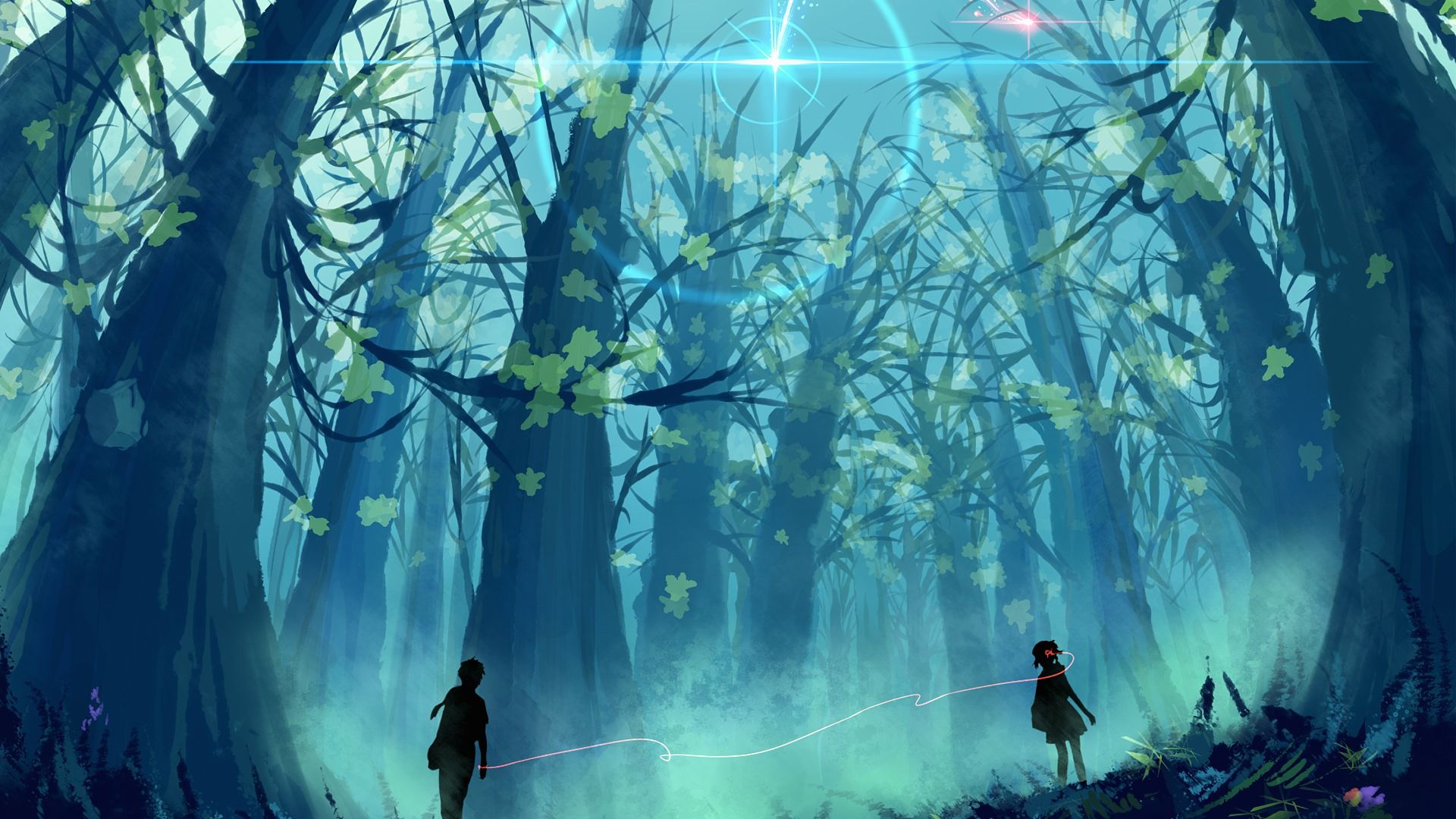 Anime Forest HD Wallpaper by Sishenfan