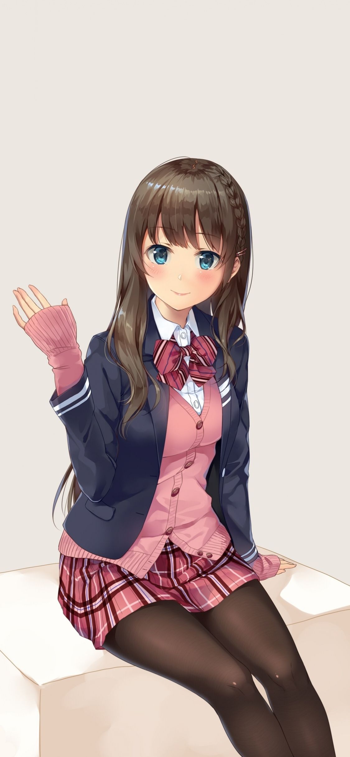 anime cute sexy hot school girl