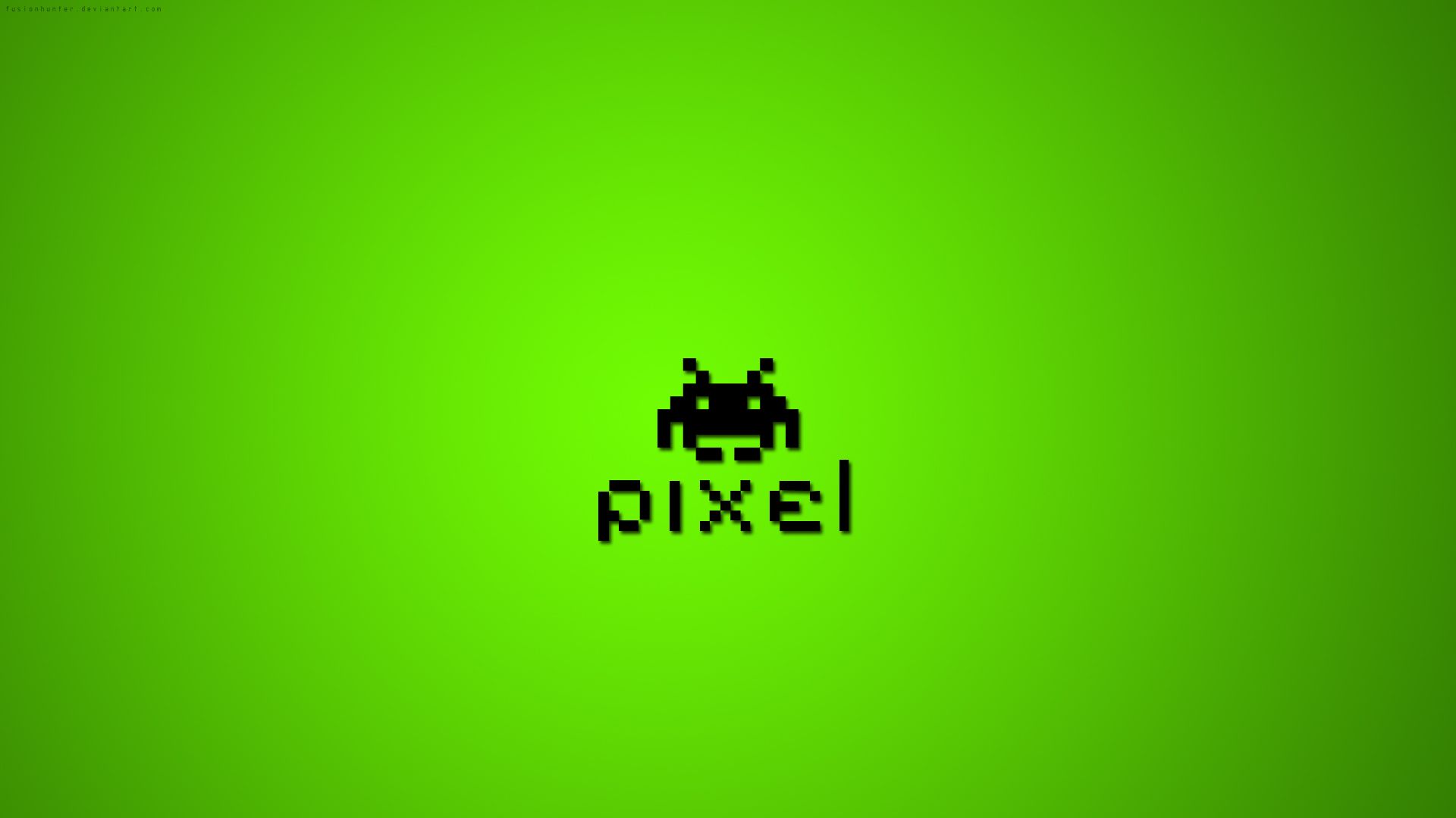 Pixel Space Invaders Green HD Wallpaper Invaders, HD