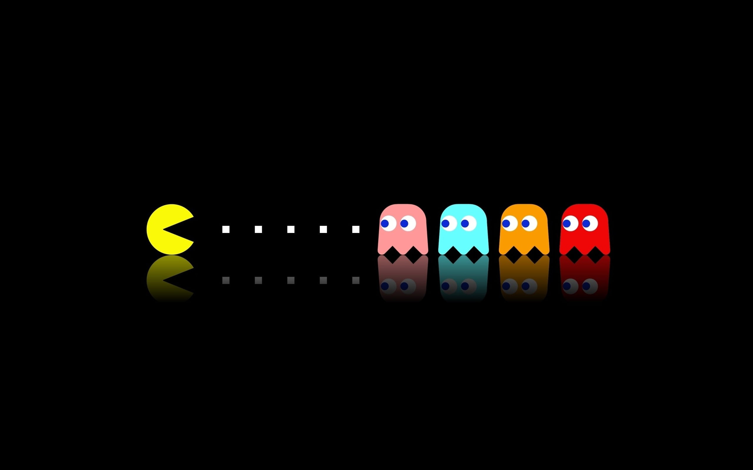 Pac Man Game Application, Pac Man, Retro Games, Video Games, Minimalism HD Wallpaper
