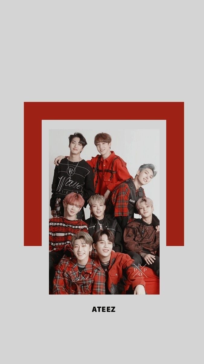 Ateez Kpop Wallpaper lockscreen fondo de pantalla HD iPhone