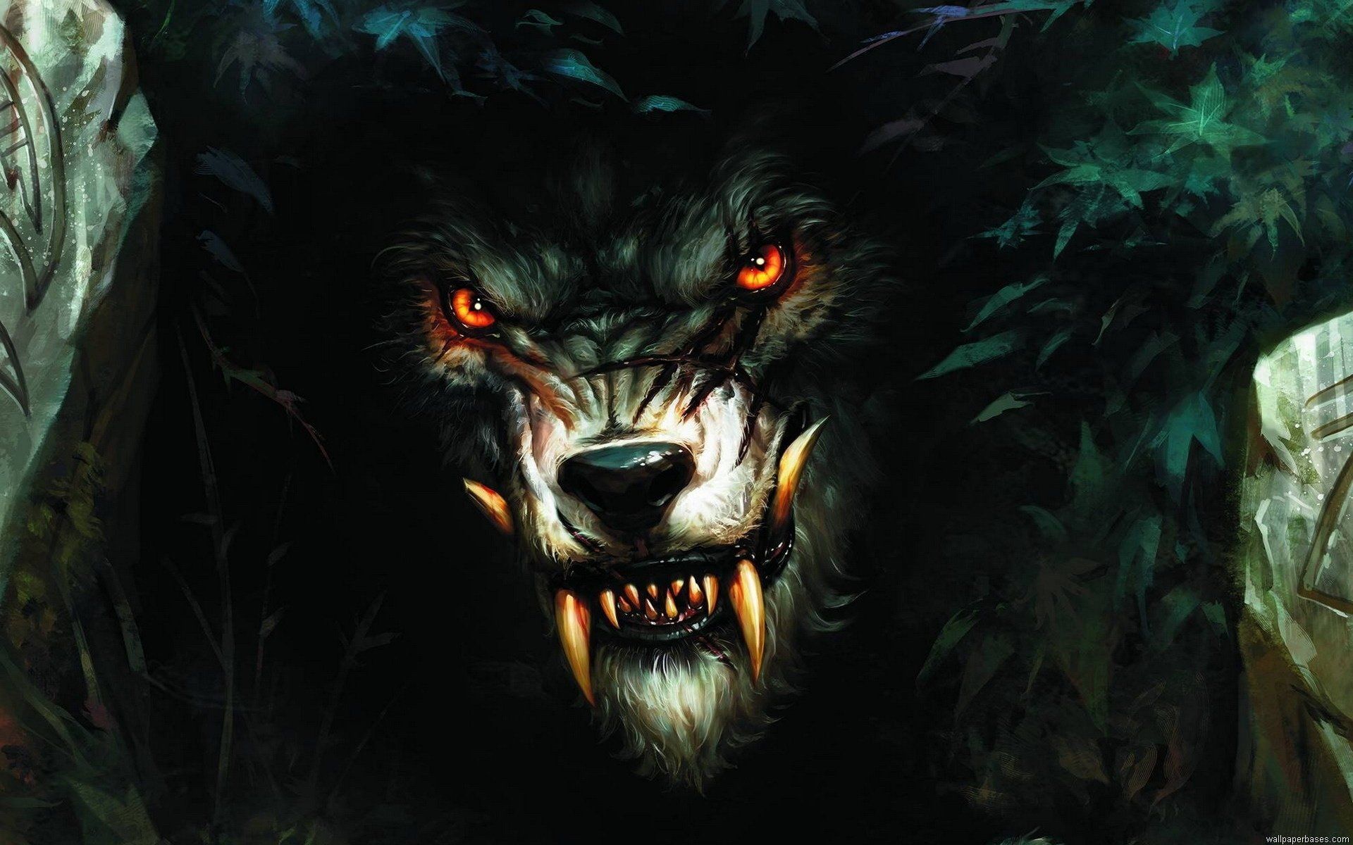 Scary Wolf Wallpaper Free Scary Wolf Background
