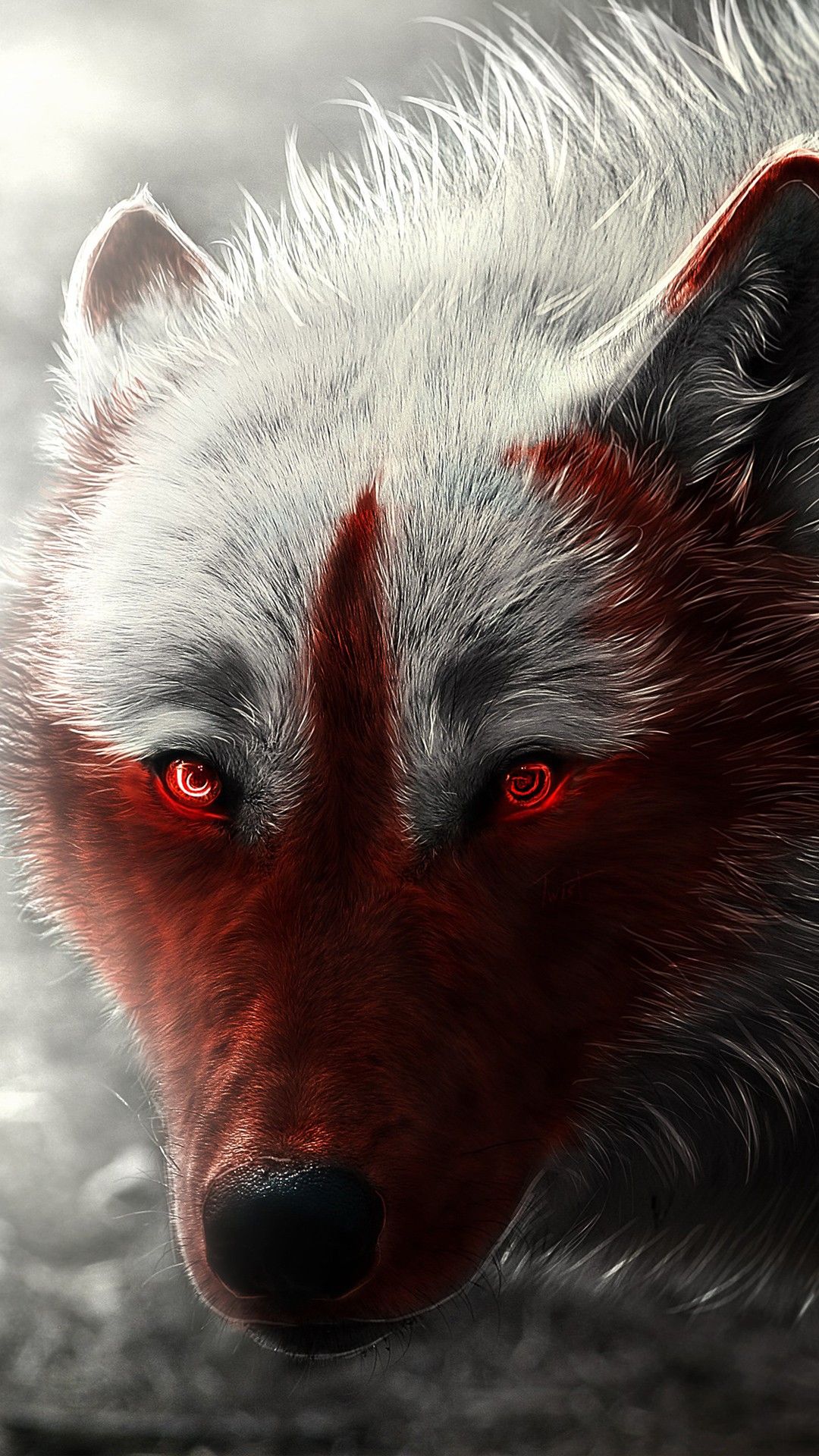 Scary Wolf Wallpaper