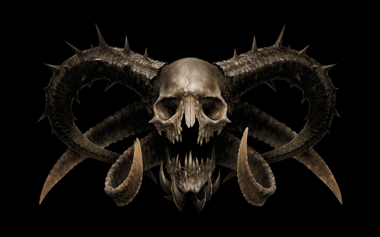 Demon Skull Wallpaperx1000