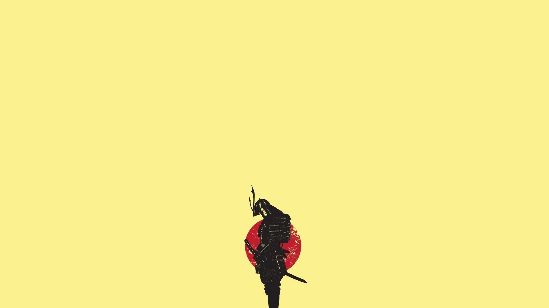 abstract, minimalistic, samurai, japanese, solid, simplistic