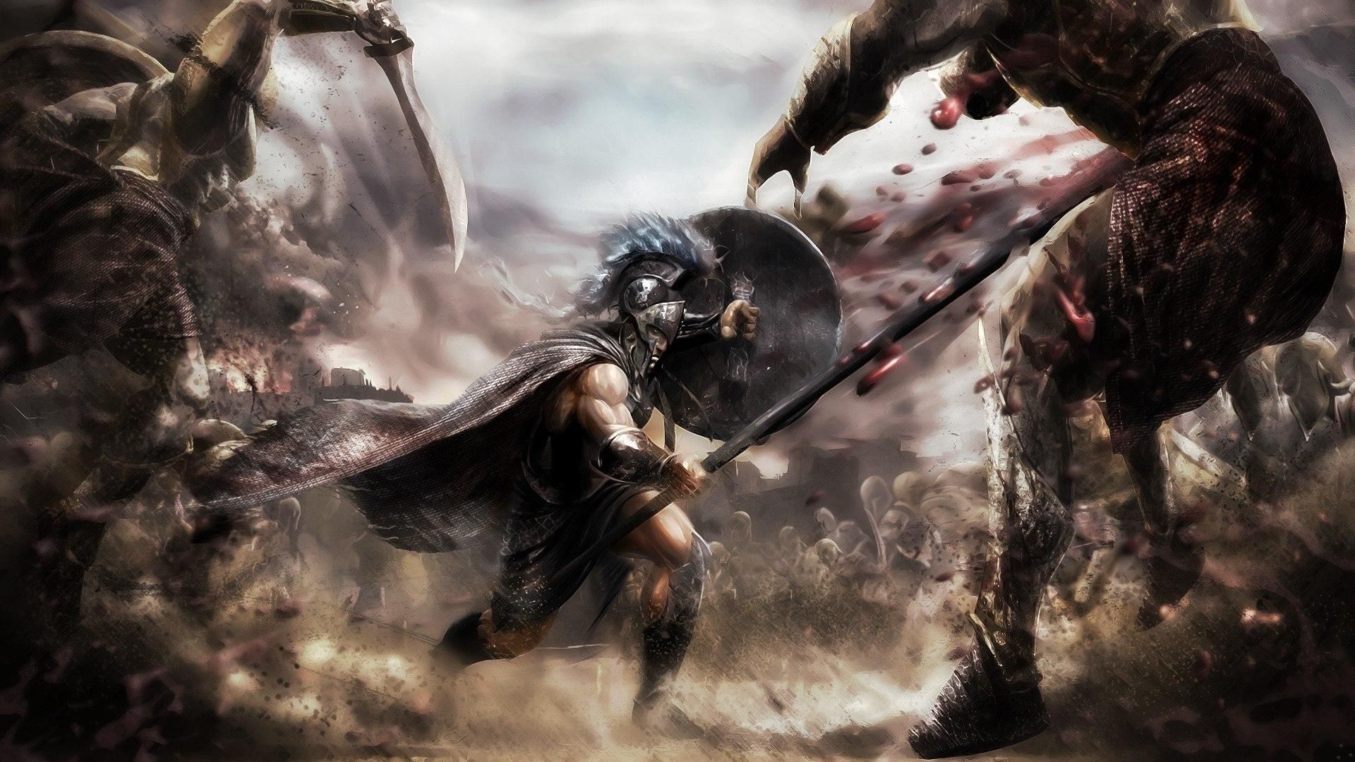 Greek Warrior Wallpaper Free Greek Warrior Background