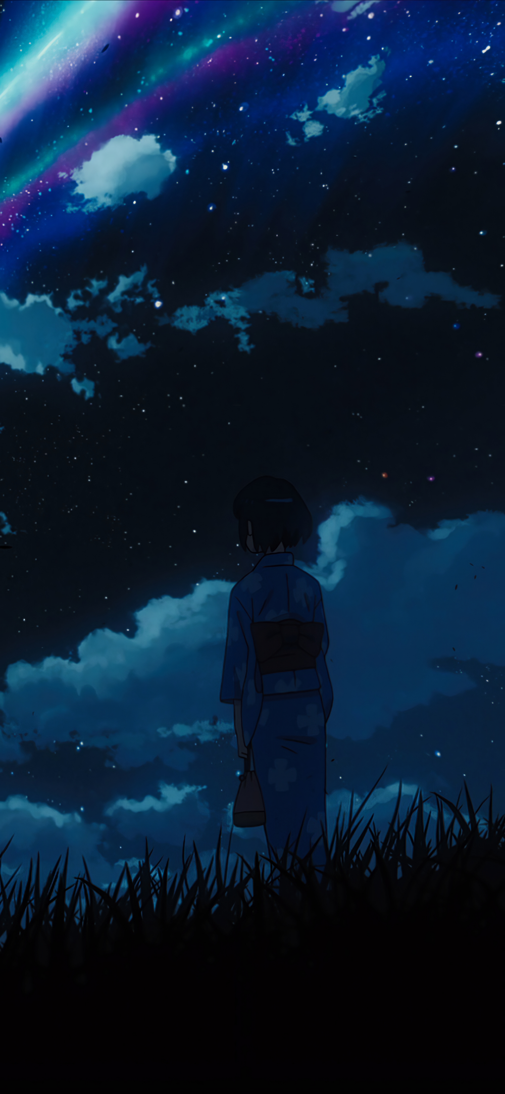 Anime Your Name. (1080x2340) Mobile Wallpaper. Anime wallpaper phone, Blue anime, Your name anime