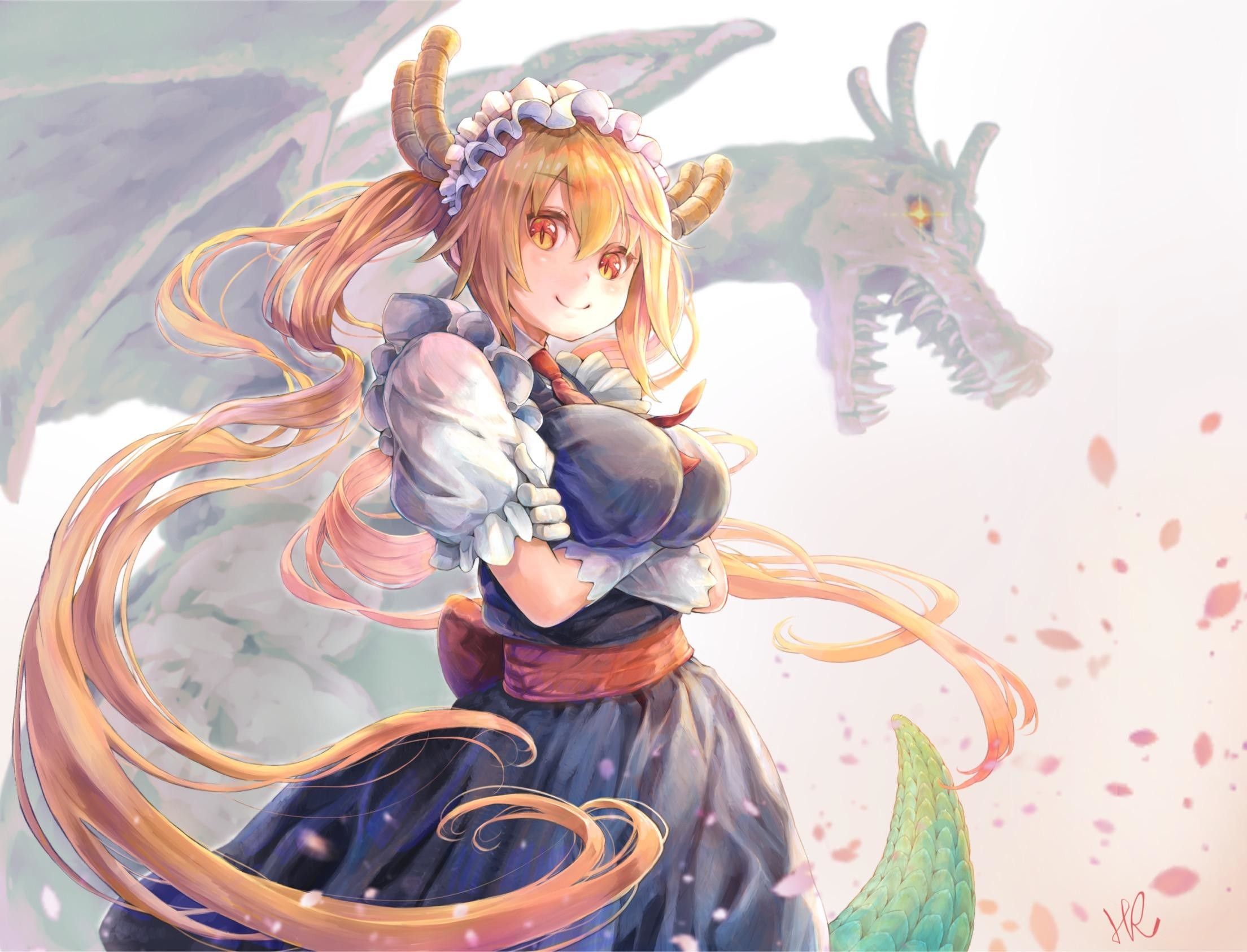 Anime Girl Wallpaper Dragon gambar ke 10
