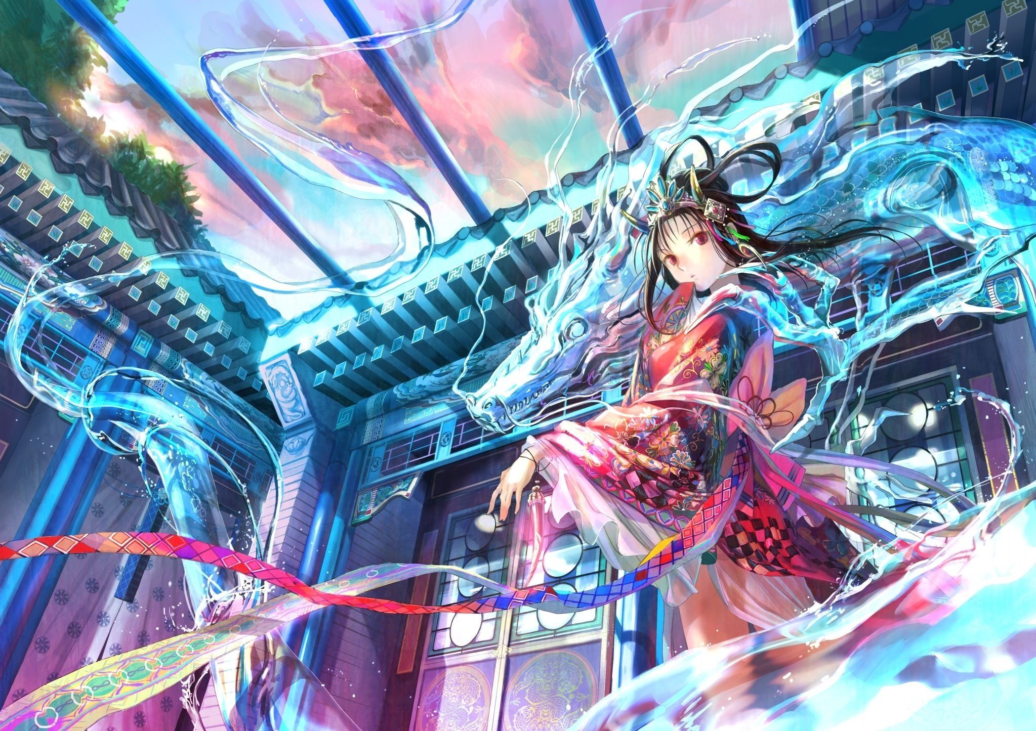 Anime Wallpaper Dragon Girl