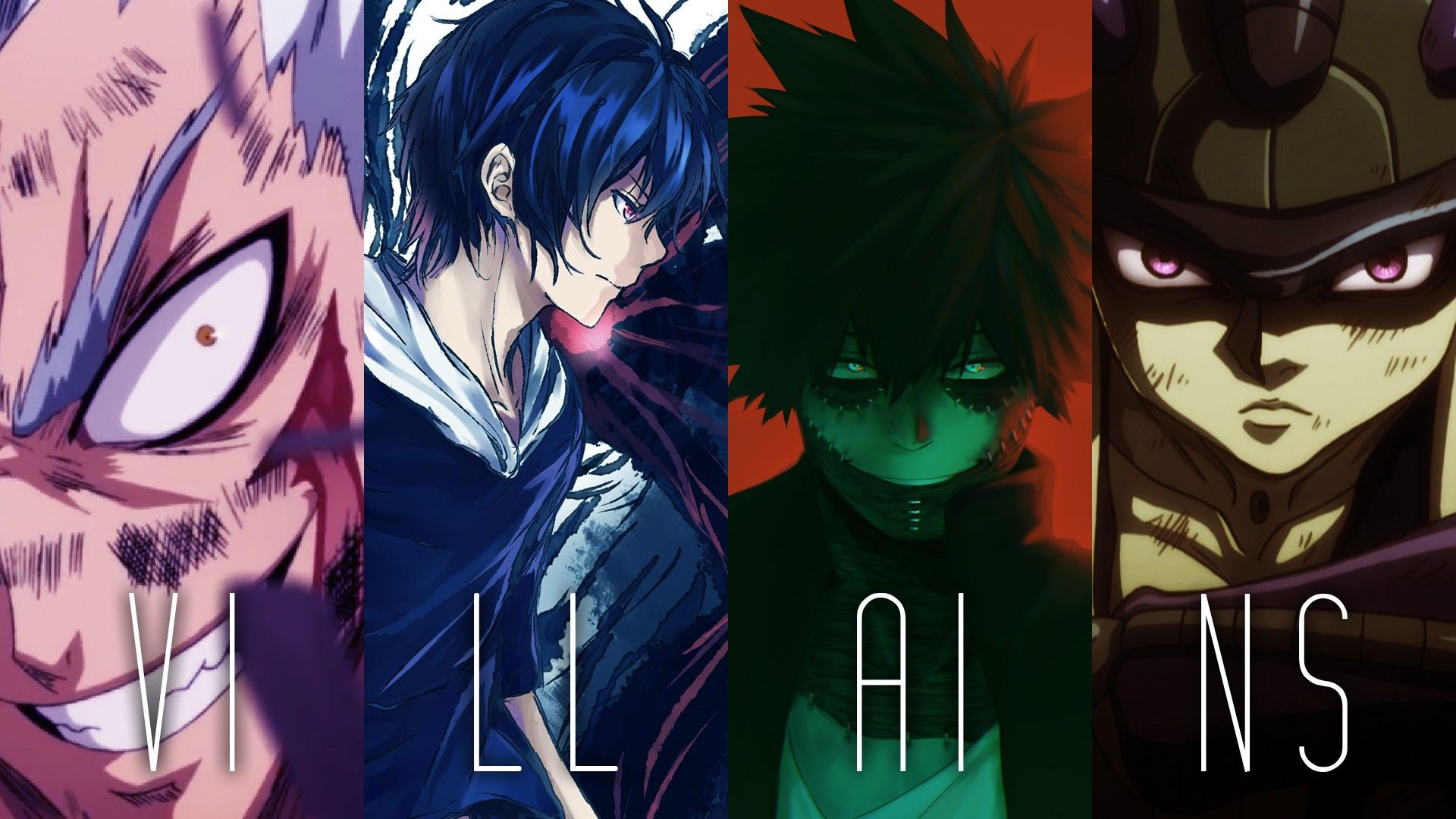 anime evil characters