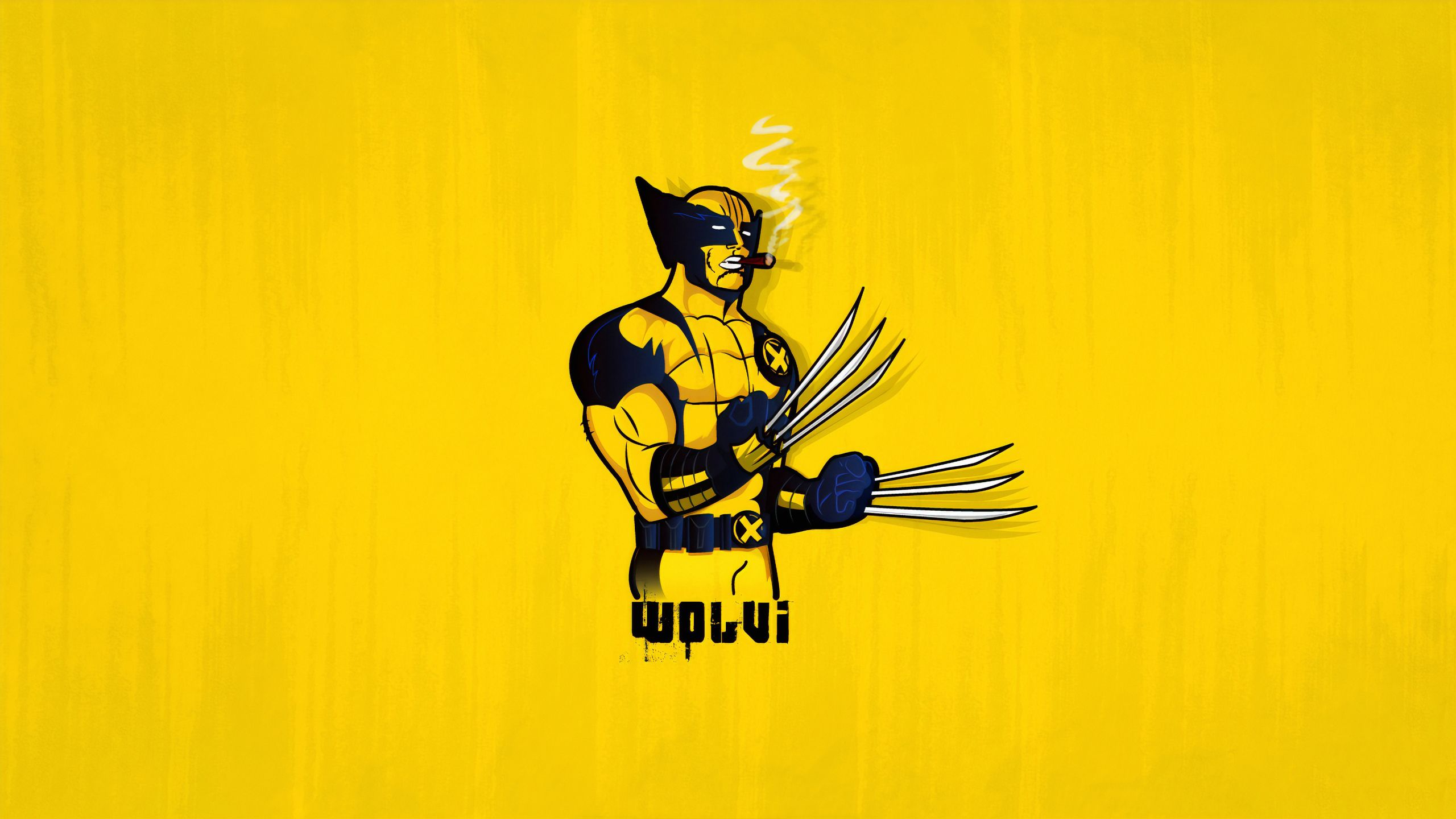 4k Wolverine Minimal 1440P Resolution Wallpaper, HD