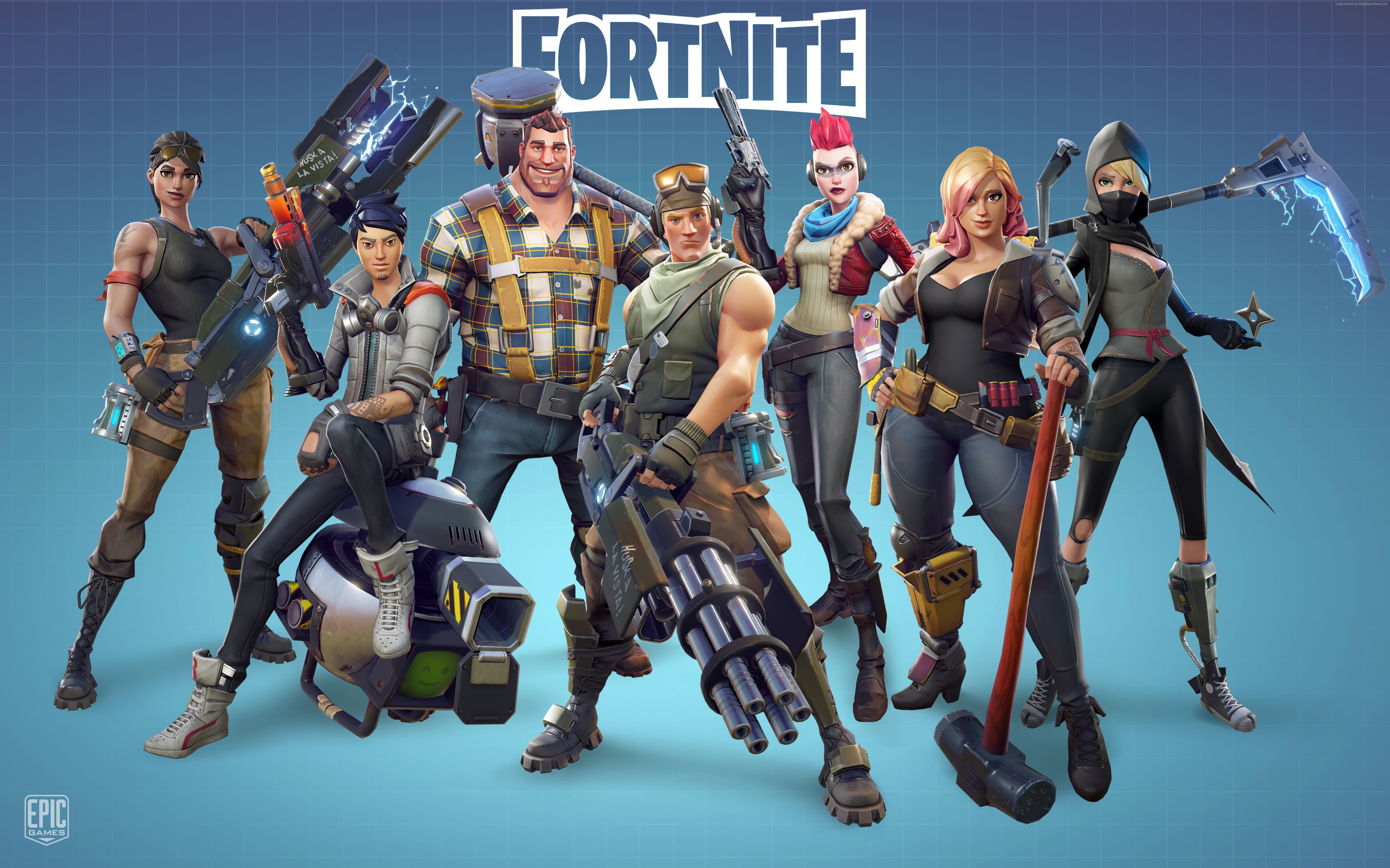 Fortnite poster HD wallpaper