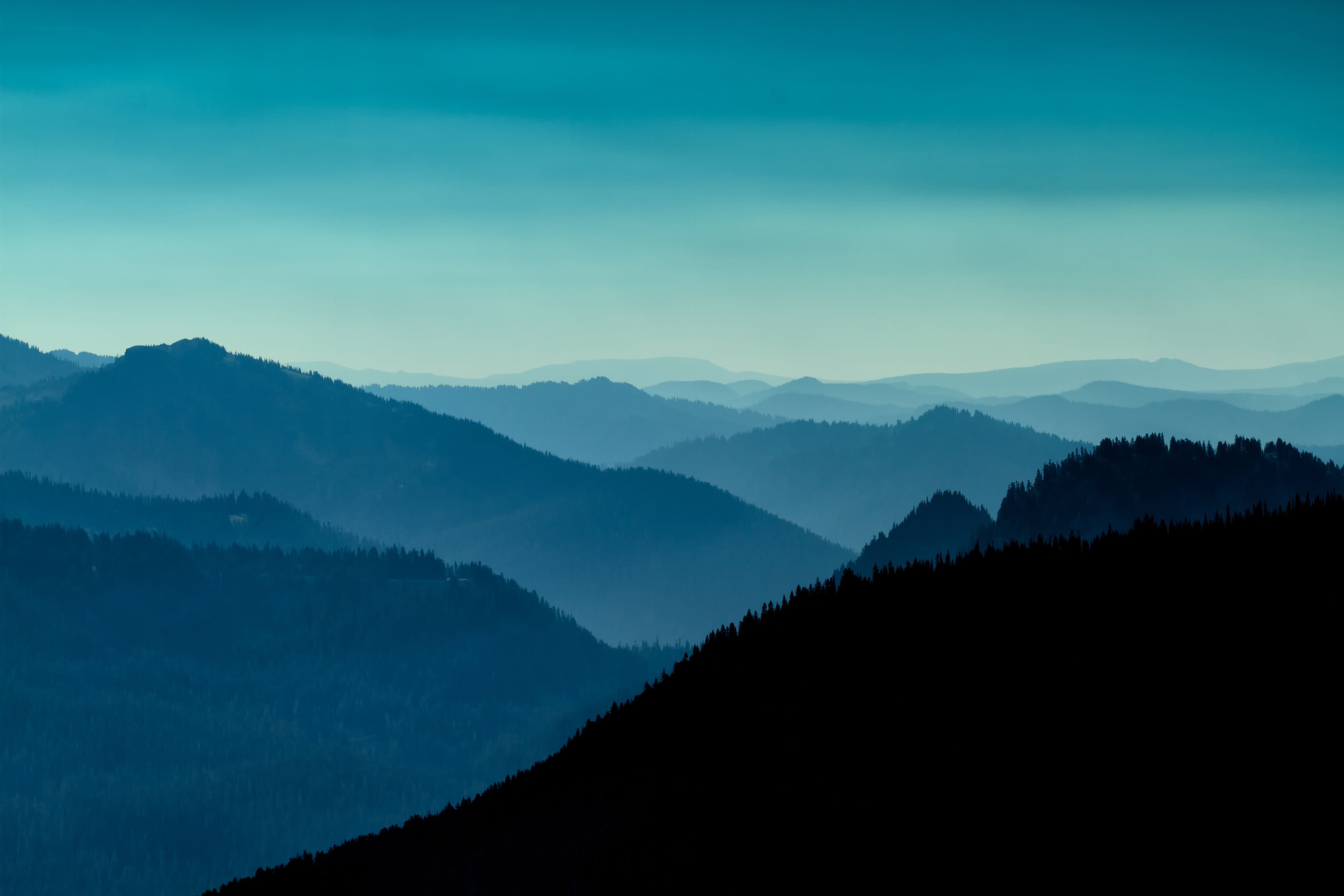 Birds Eye View Of Great Smoky Mountains HD Wallpaper