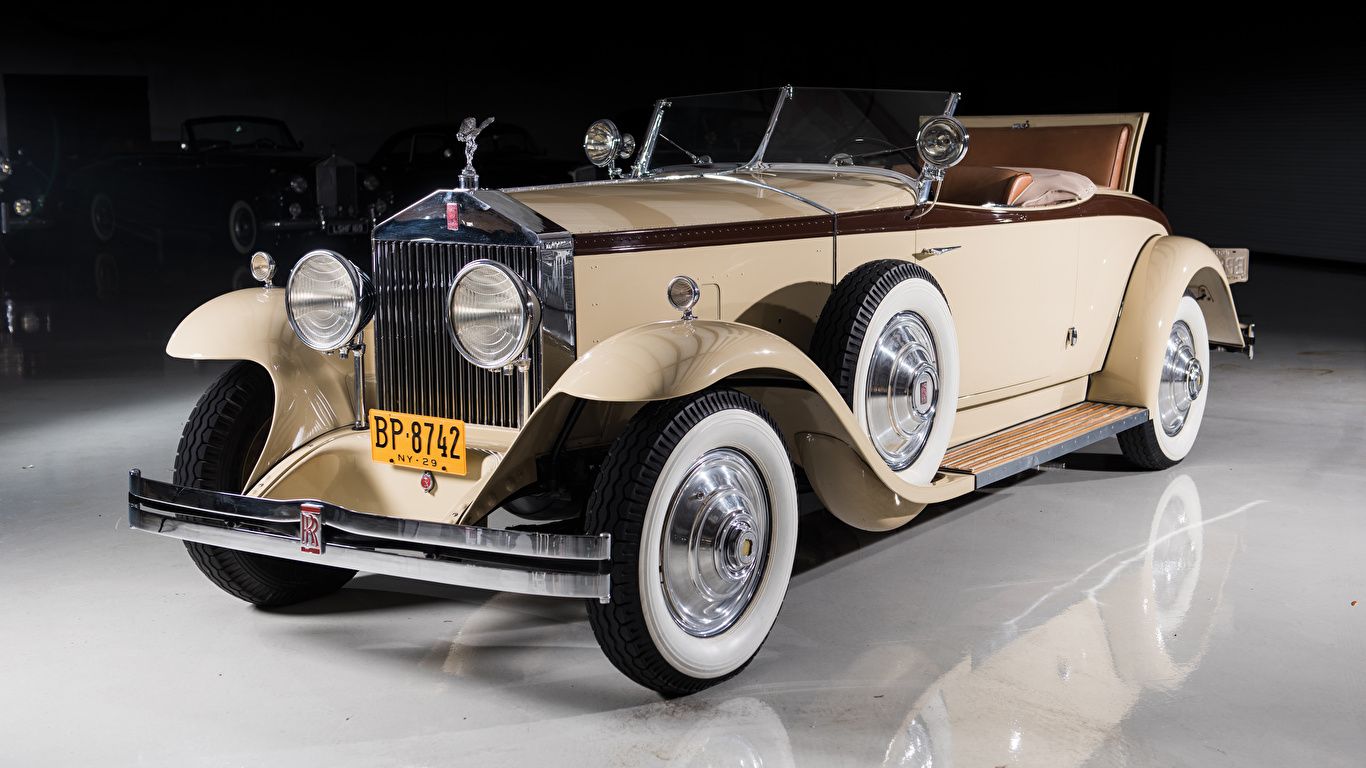 Desktop Wallpaper Rolls Royce 1929 Phantom I Henley 1366x768