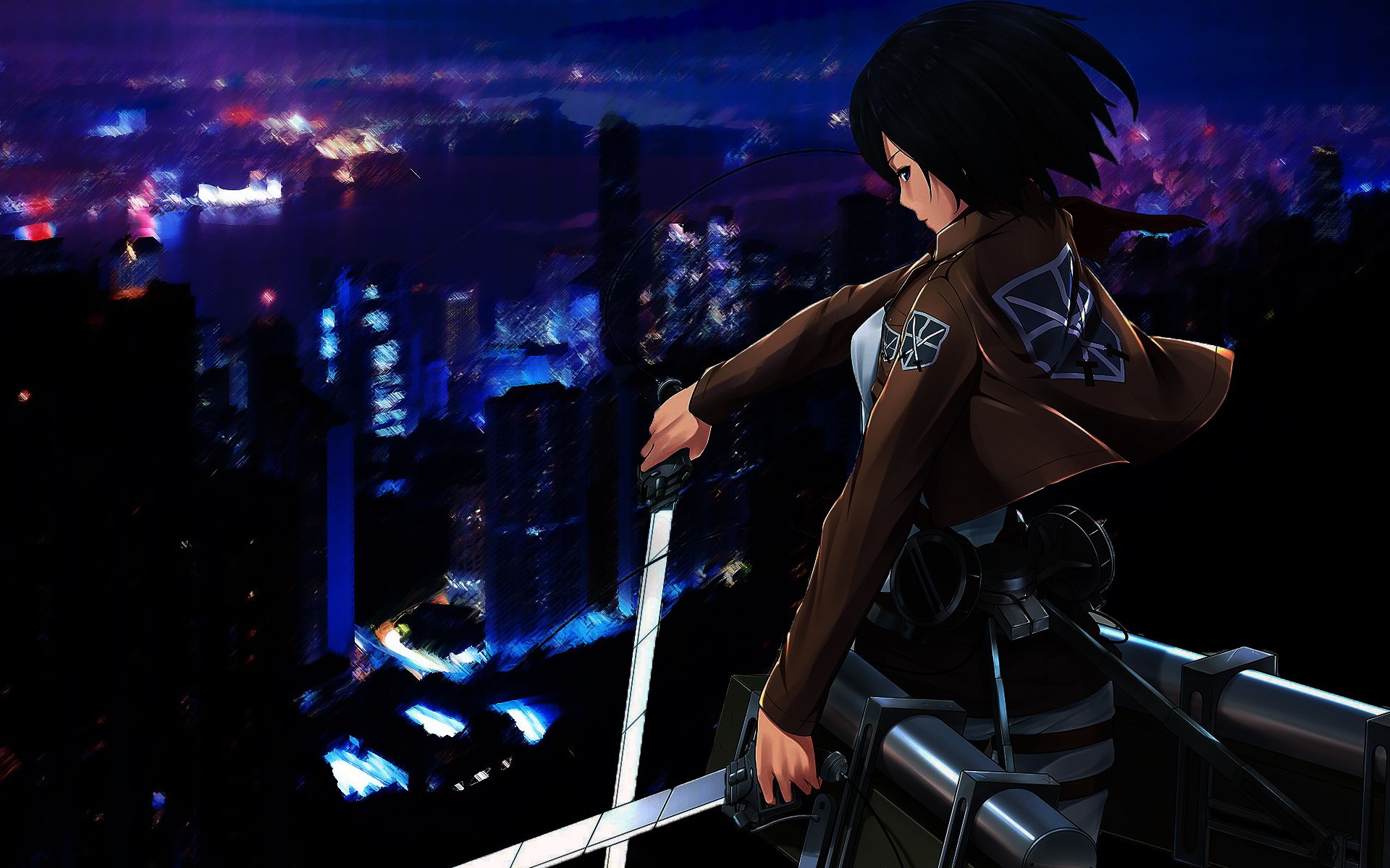 anime, Shingeki no Kyojin, Mikasa, Titan, black hair, Attack on Titan, Mikasa Ackmerman wallpaper